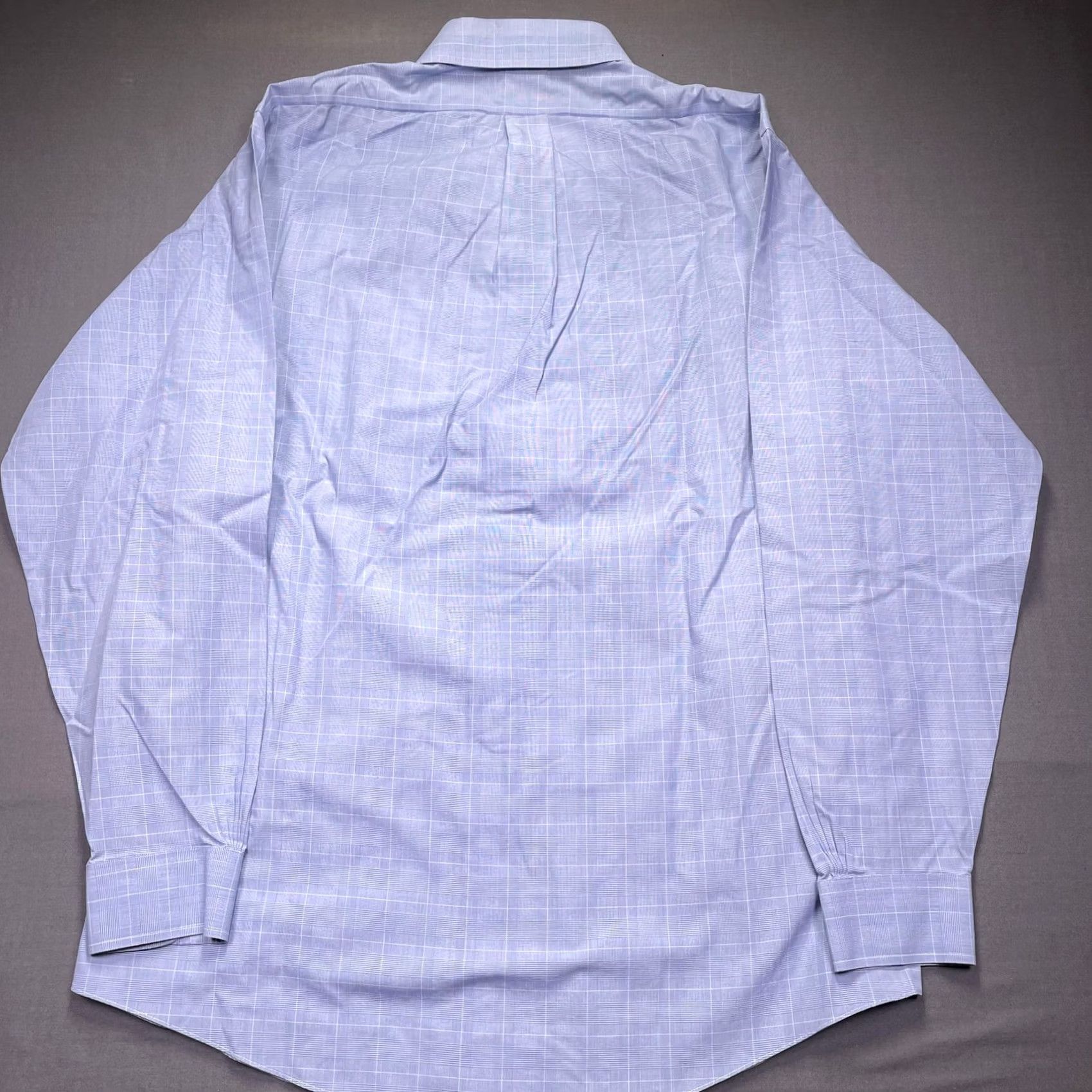 Brooks Brothers Brooks Brothers Shirt Mens XL 17.5 36/37 Blue Check Regent Non Iron Long Sleeve Size US XL / EU 56 / 4 - 5 Thumbnail