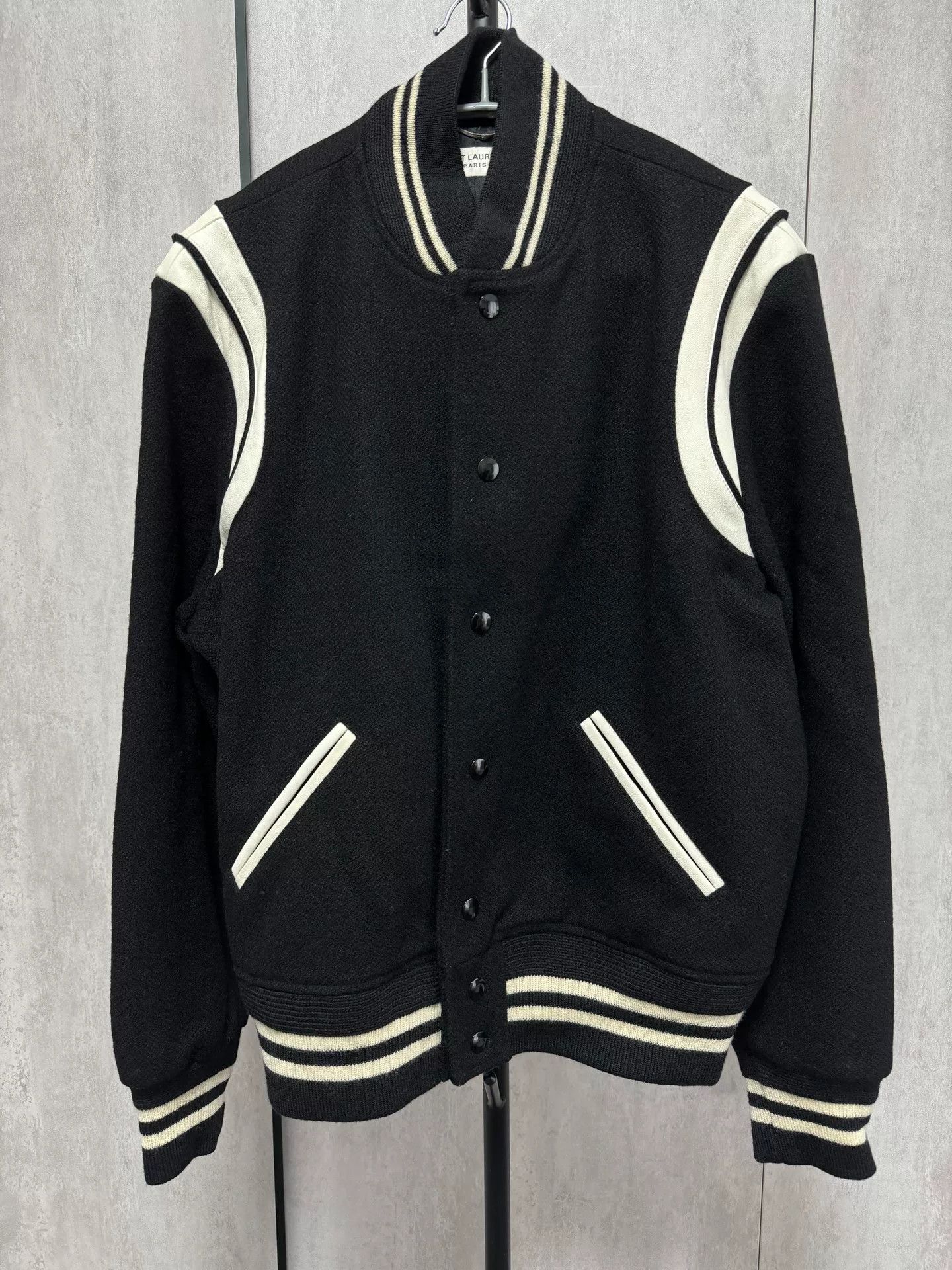 Saint Laurent Paris Saint Laurent YSL Teddy Varsity Jacket Size US M / EU 48-50 / 2 - 1 Thumbnail