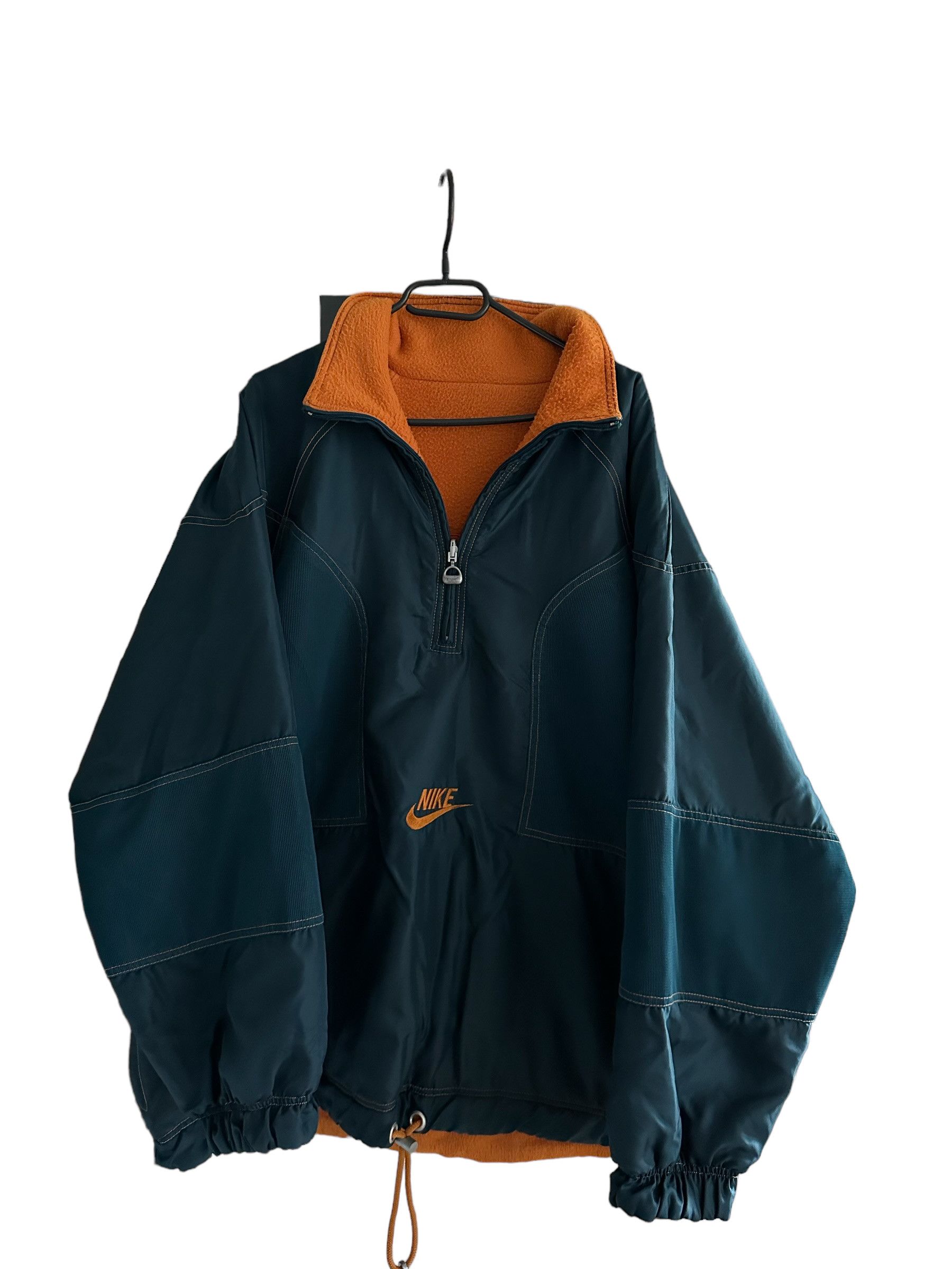 image of Vintage Nike Reversible Fleece Jacket Swoosh Hype, Men's (Size XL)