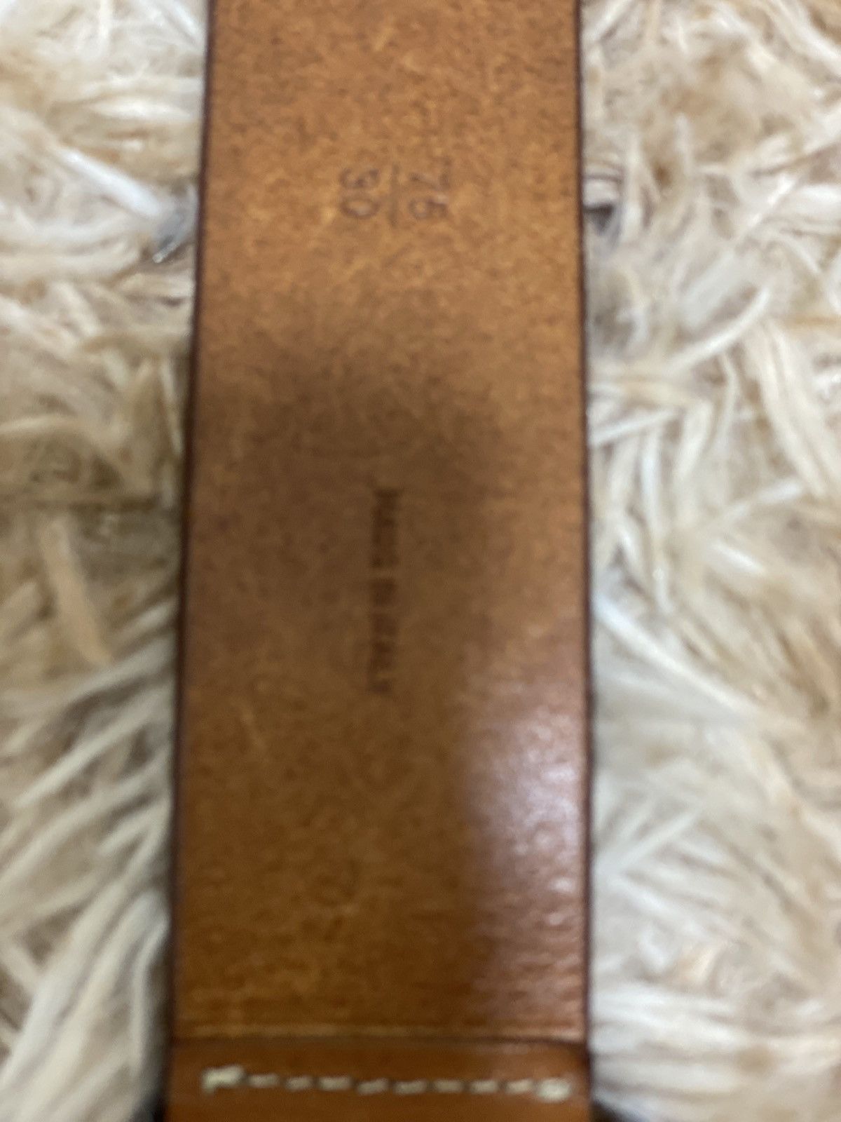 Aigner Aigner vintage horseshoe buckle leather belt(NOS) Size ONE SIZE - 4 Thumbnail