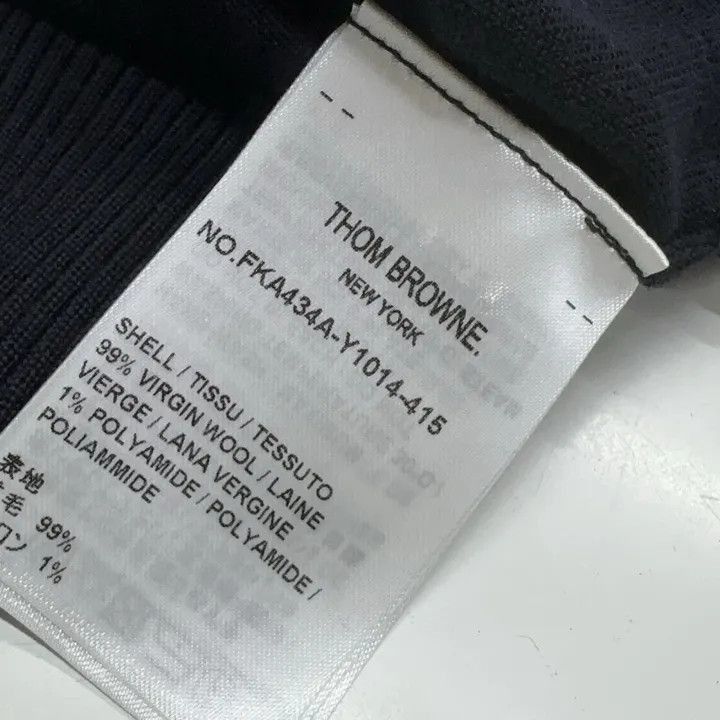 Thom Browne Thom Browne Blue Turtleneck Long Sleeve Sweater -2507 Size L / US 10 / IT 46 - 3 Thumbnail