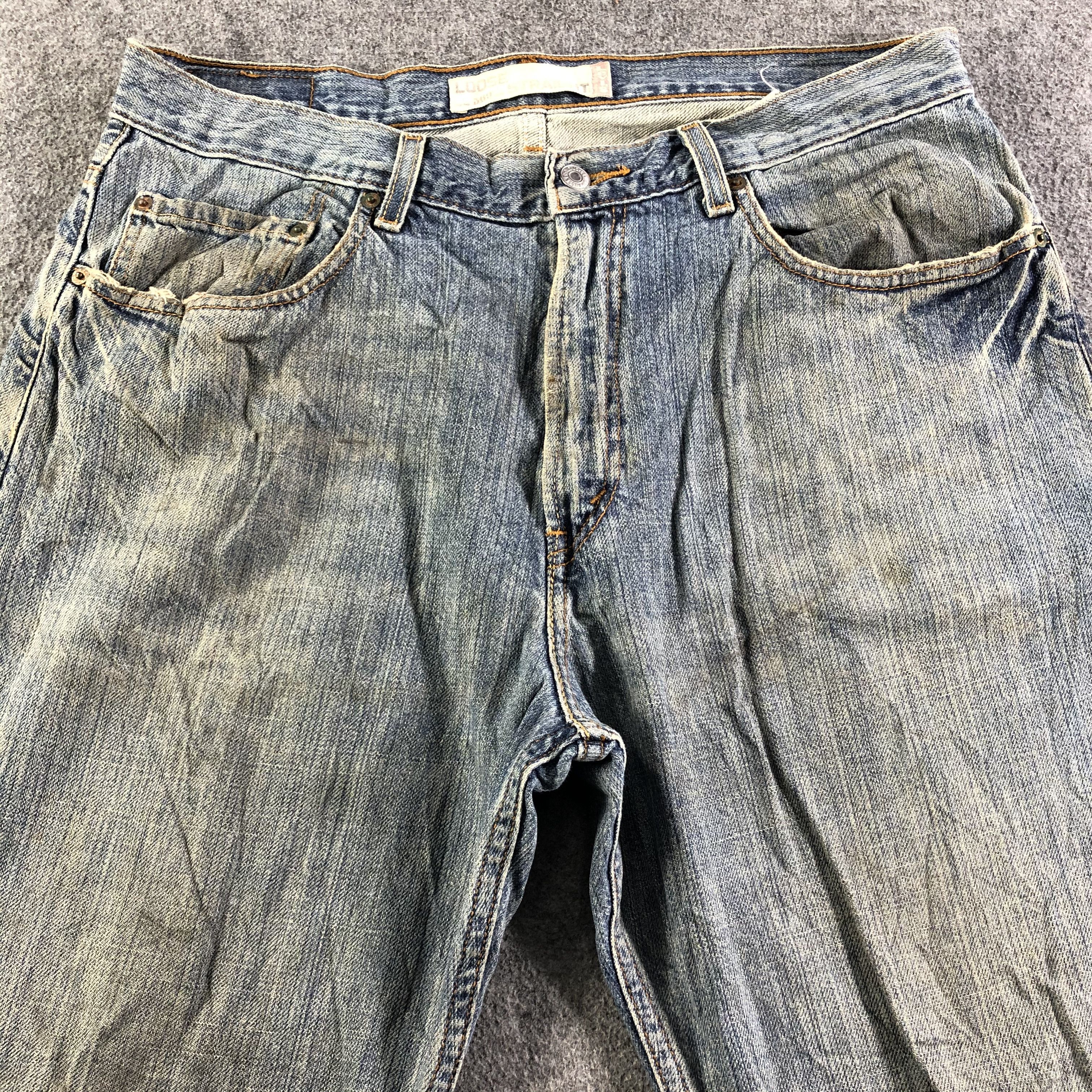 Levi's Vintage Blue Wash Levis 569 Jeans-J3014 Size US 36 / EU 52 - 3 Thumbnail