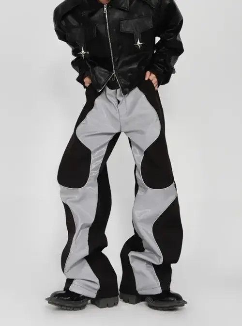 Jean Mauroicardi Soft Patchwork Leather Pants Size US 32 / EU 48 - 4 Thumbnail