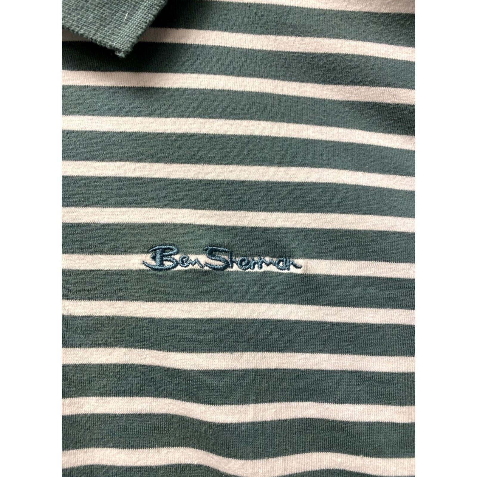 Ben Sherman Ben Sherman Polo Shirt Men M Sport Golf Green Stripes /0849 Size US M / EU 48-50 / 2 - 2 Thumbnail