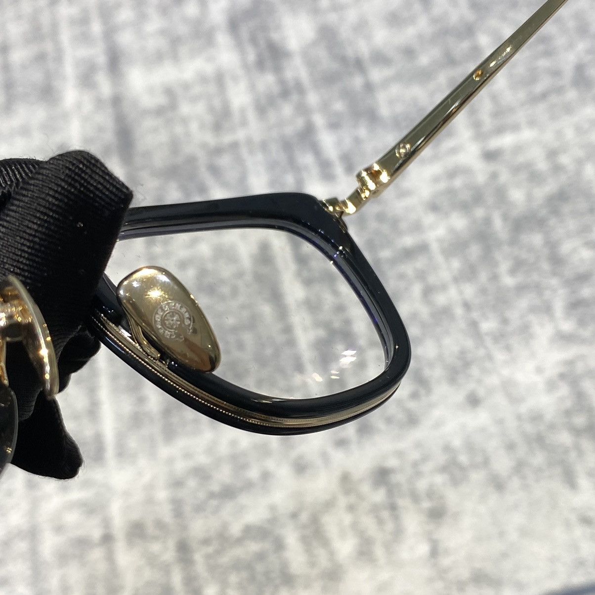 Chrome Hearts CHROME HEARTS STRAPADICTOME BLACK/ GOLD PLATED Size ONE SIZE - 12 Thumbnail