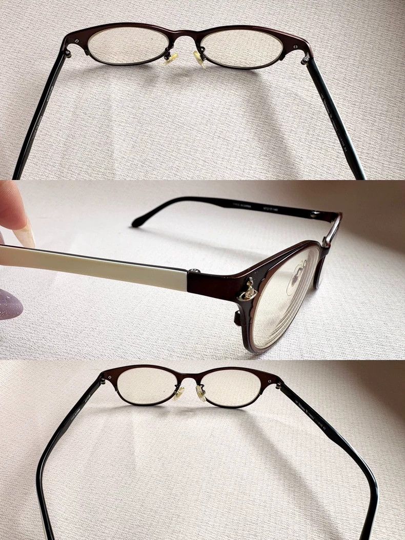 Vivienne Westwood Vivienne Westwood Vintage cat-eye style Saturn logo tortoi Size ONE SIZE - 5 Thumbnail