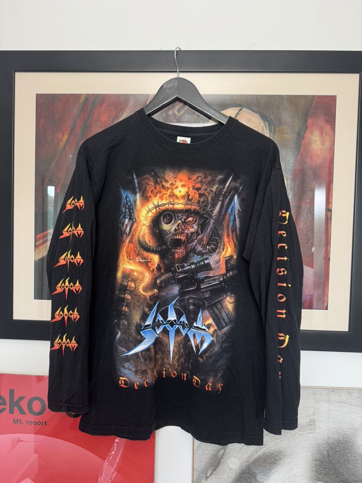 Band Tees Sodom Decision Day Band Tour Metal Longsleeve Rare Death Size US M / EU 48-50 / 2 - 1 Thumbnail