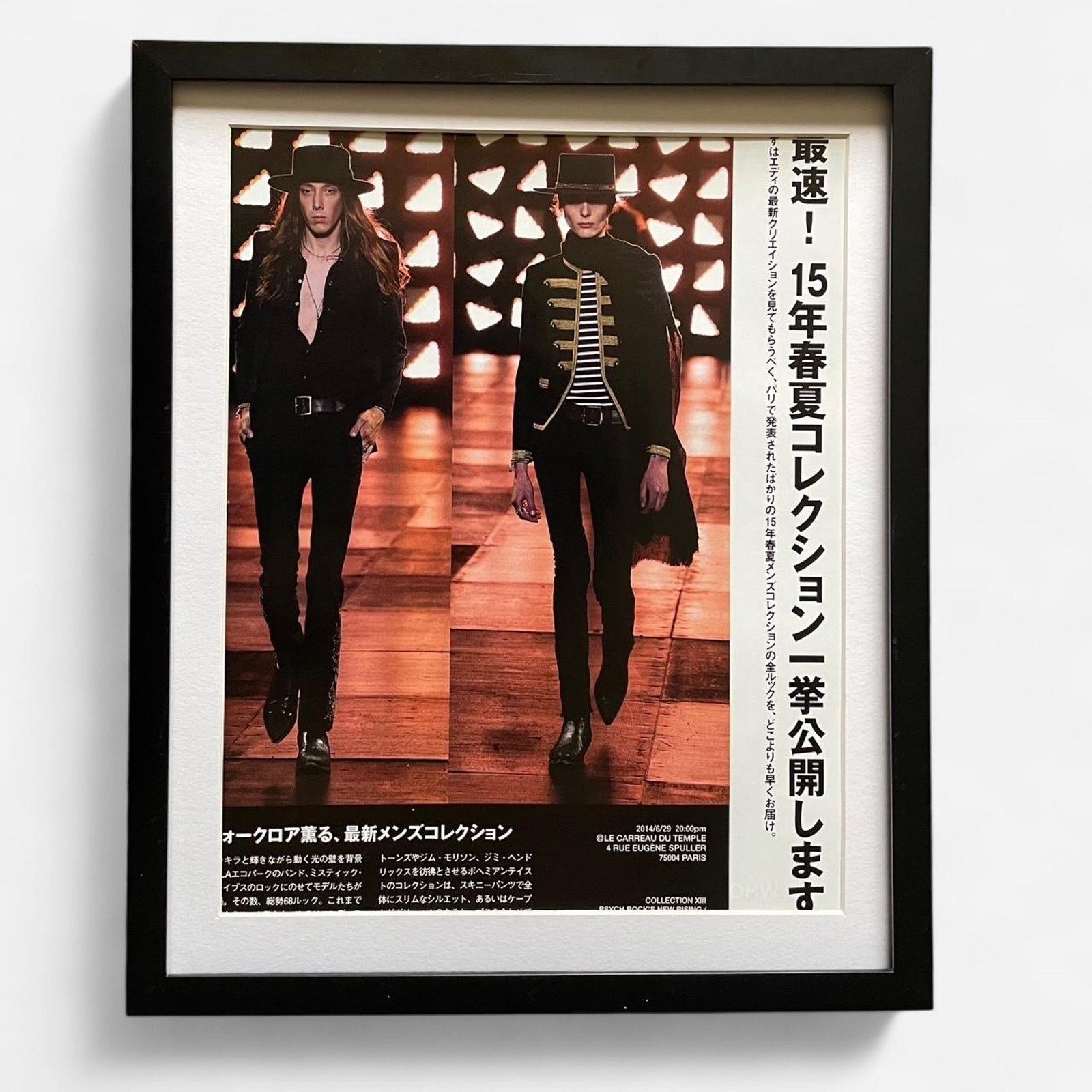 最高の品質 × Slimane Hedi Saint Hedi Laurent Saint Yves × Paris Laurent ミュージシャン