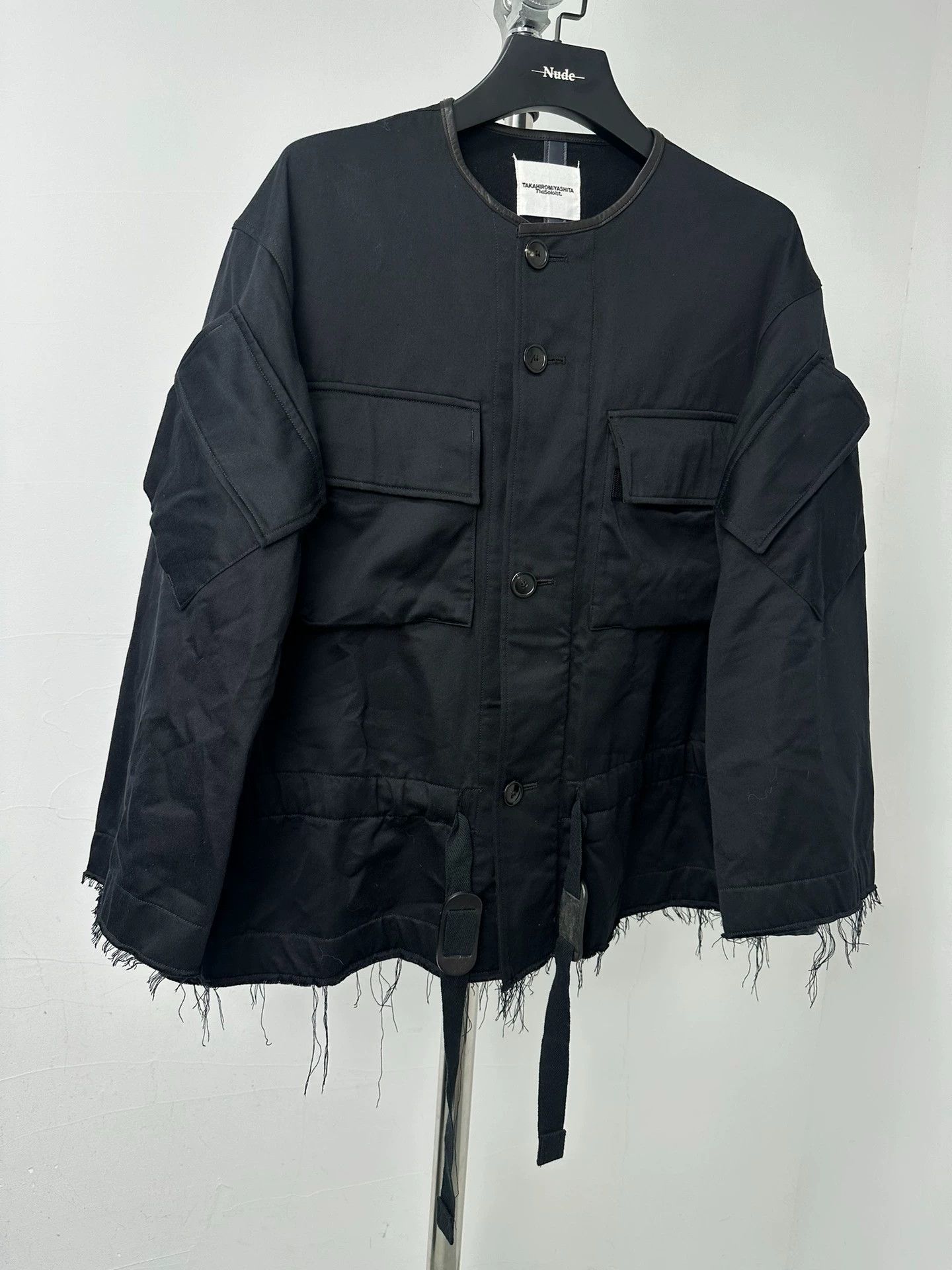 Takahiromiyashita The Soloist. TTS 17aw 4-pocket wool jacket sheepskin trim size 48 Size US M / EU 48-50 / 2 - 2 Thumbnail