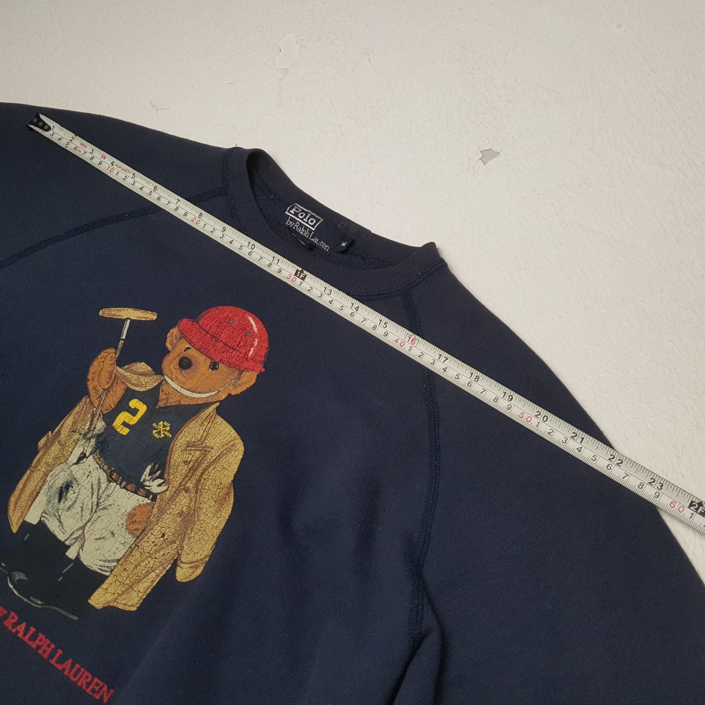 Polo Ralph Lauren × Vintage Vintage POLO BEAR by RALPH LAUREN Fashion Brand Sweatshirts Size US M / EU 48-50 / 2 - 4 Thumbnail