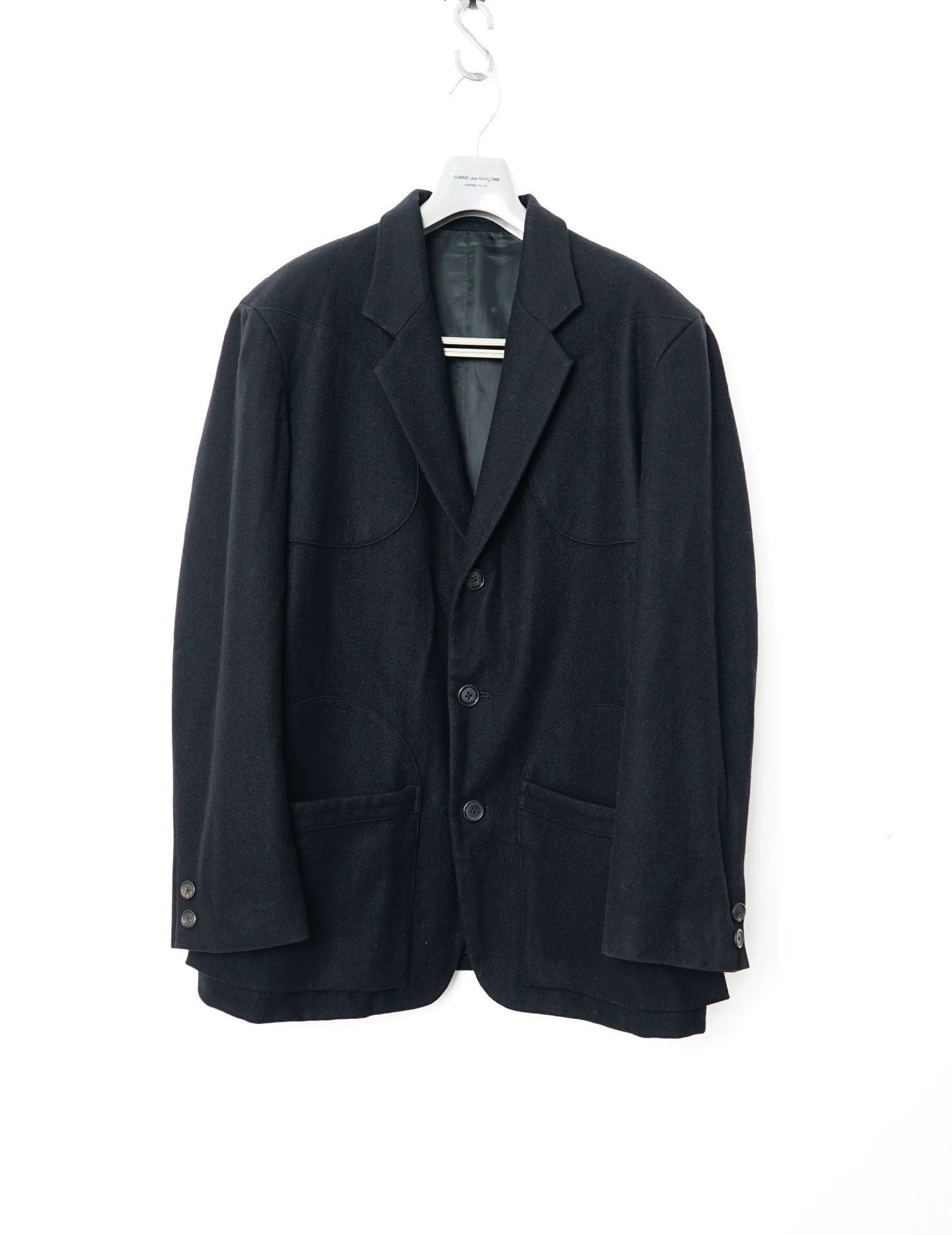 Yohji Yamamoto Yohji Yamamoto Autumn/Winter Round Patchwork Wool Suit- -DMC Size US S / EU 44-46 / 1 - 1 Thumbnail
