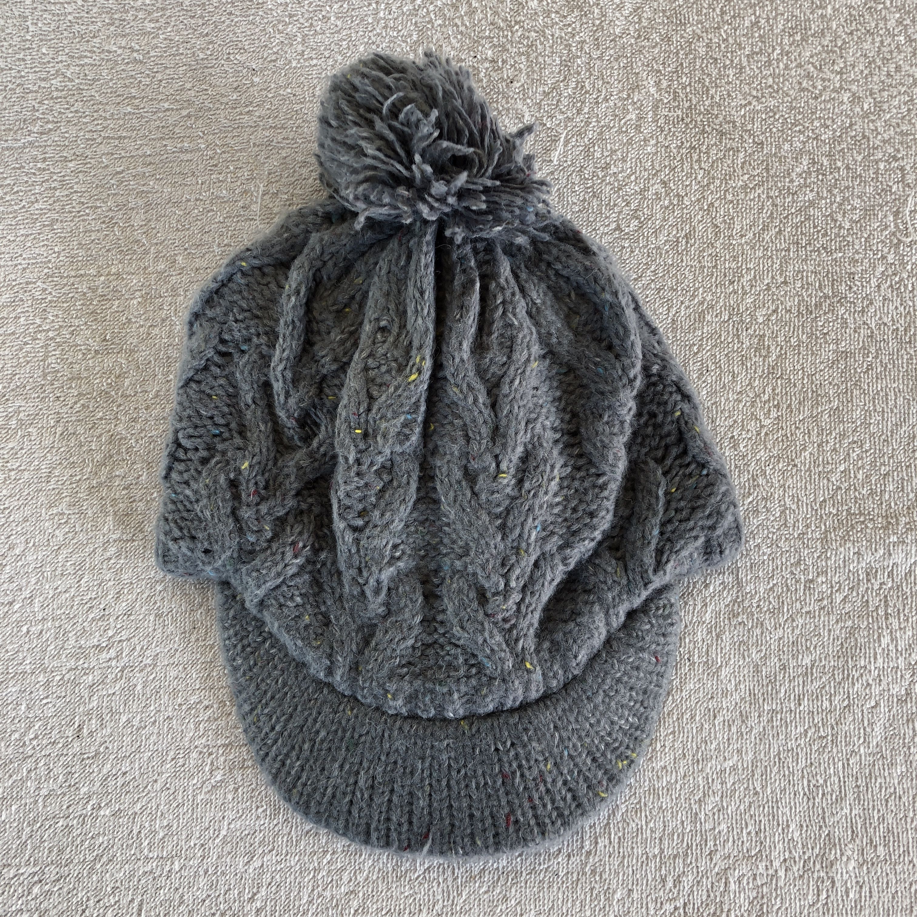 Aran Isles Knitwear Vintage Y2K Aran Isle Knitted Beanie Caps Snow Caps Hats Size ONE SIZE - 5 Thumbnail