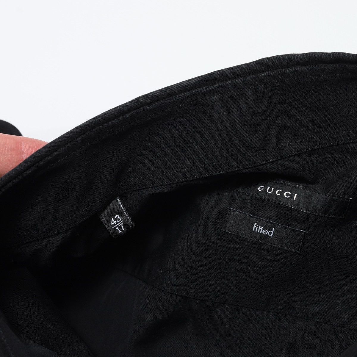 Gucci Gucci Cotton Black Shirt Size US L / EU 52-54 / 3 - 10 Thumbnail