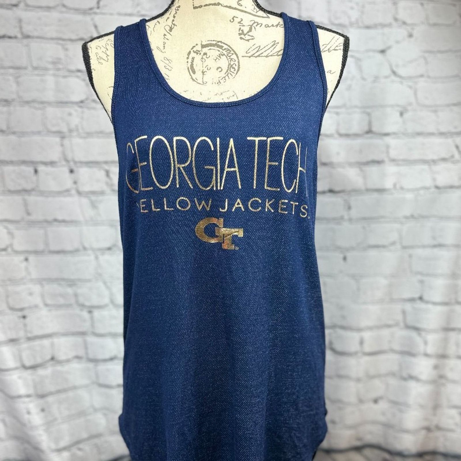 Other Georgia Tech Yellow Jackets Racerback Womens Tank - XL Size XL / US 12-14 / IT 48-50 - 5 Thumbnail