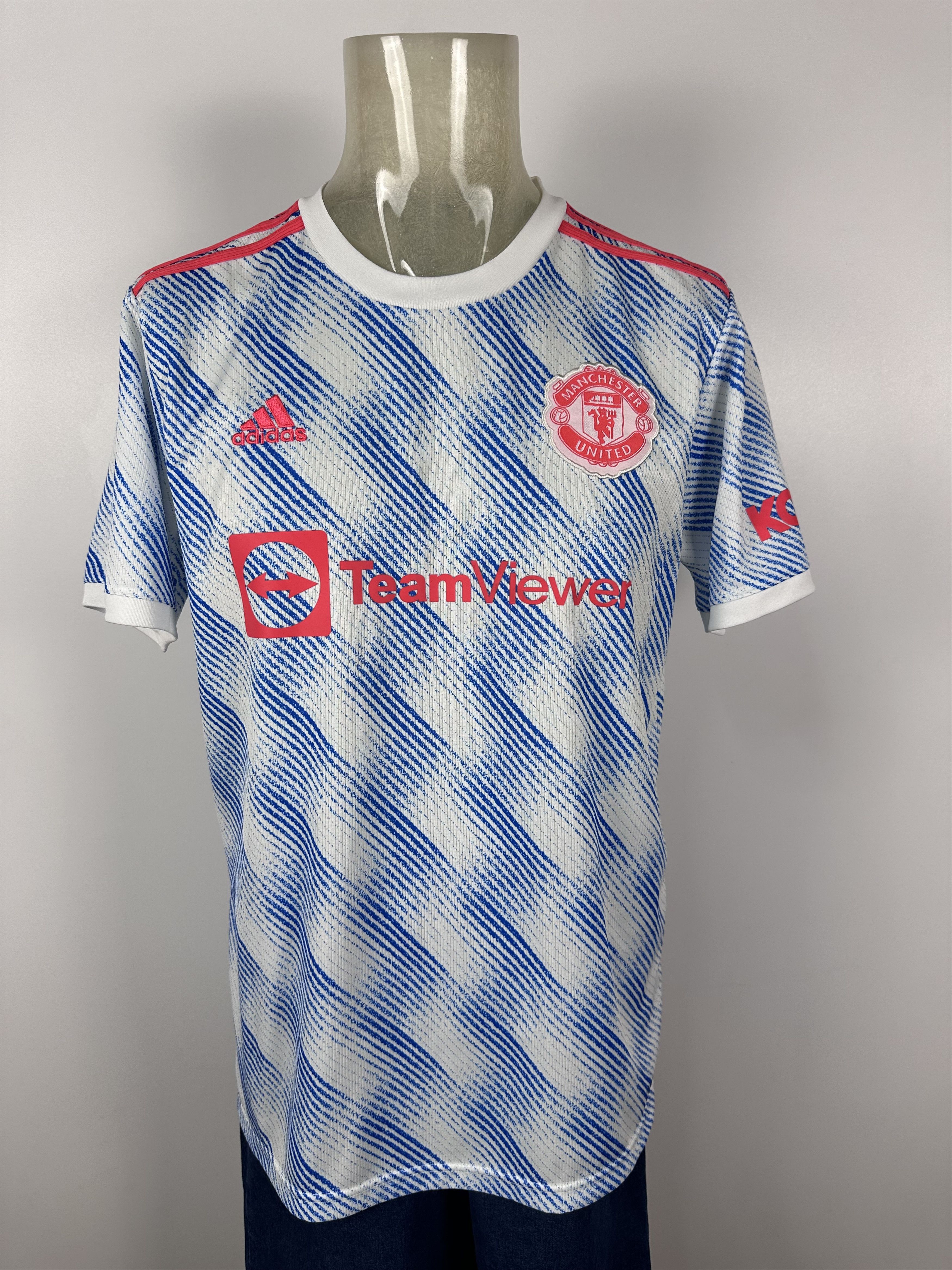 Adidas Manchester United 2021 2022 Football Shirt Soccer Jersey Size US XL / EU 56 / 4 - 1 Thumbnail