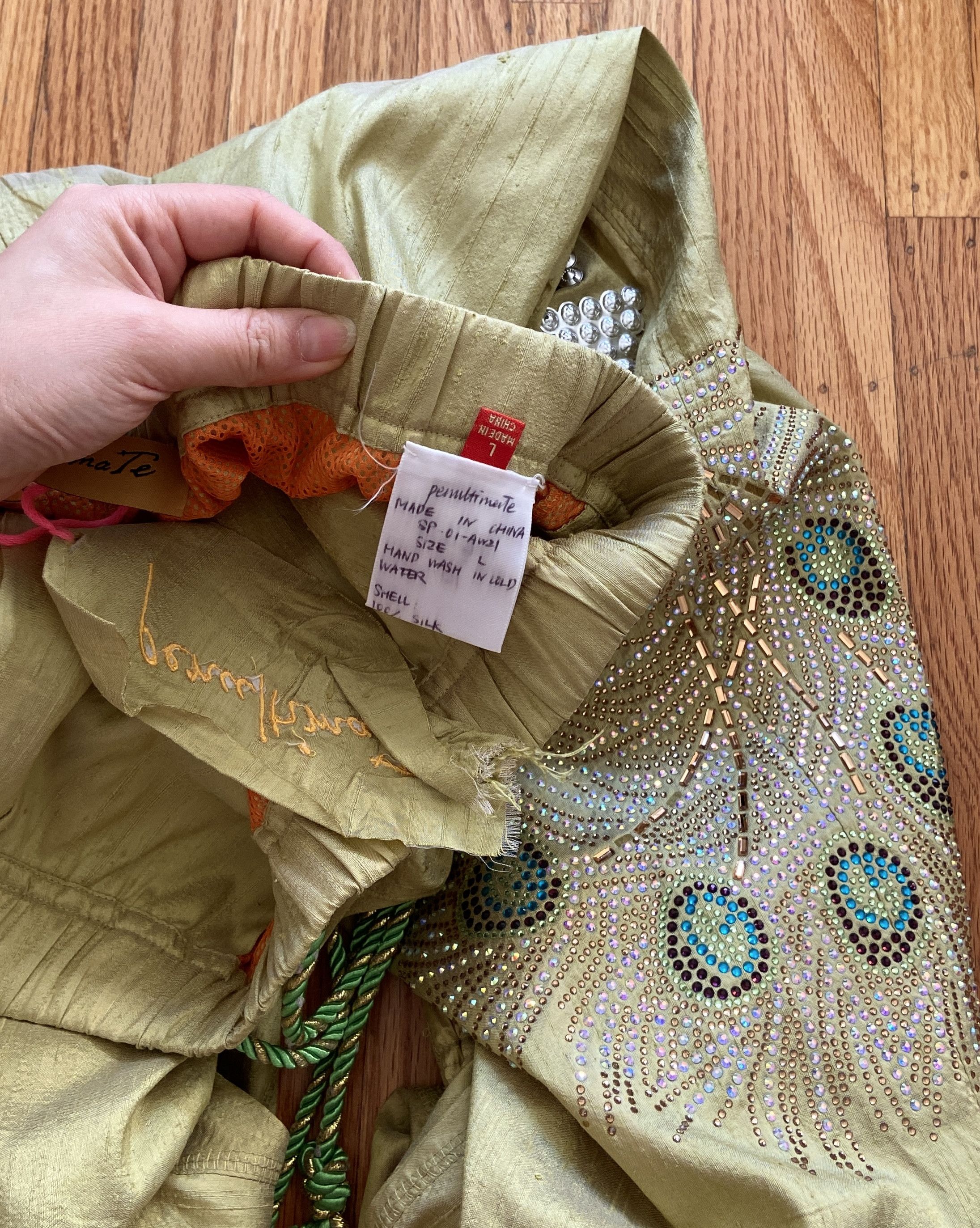 Penultimate AW21 Thai Silk Embellished Track Pants Size US 30 / EU 46 - 5 Thumbnail