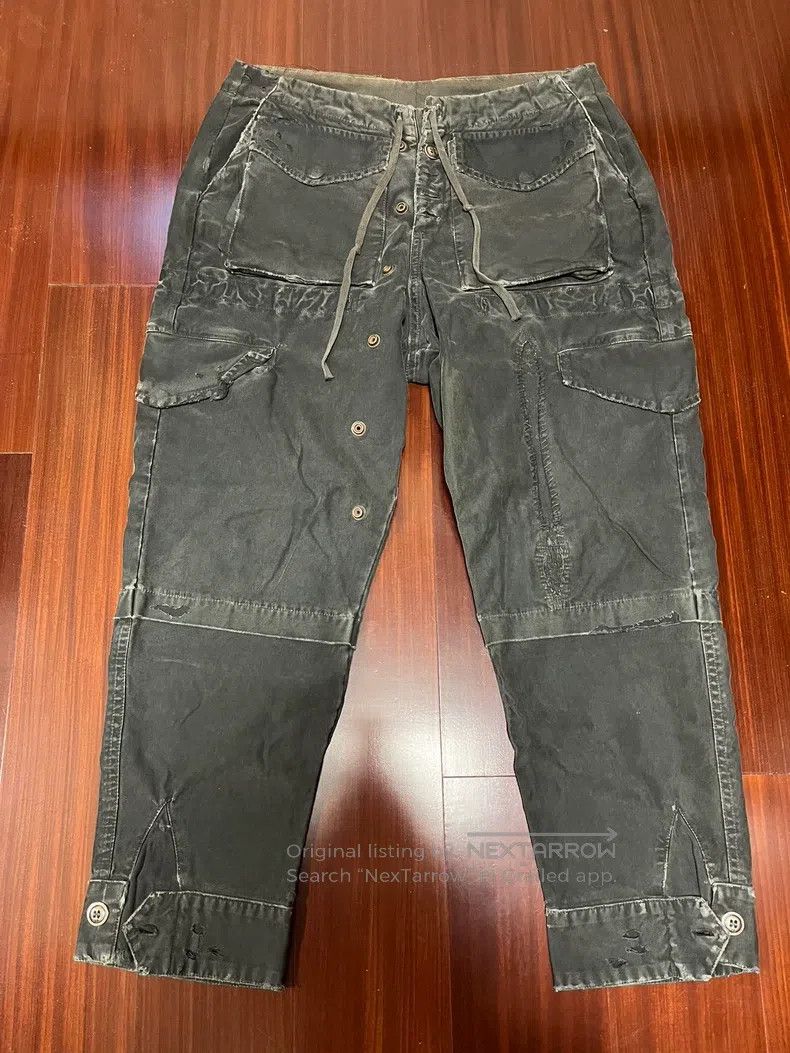 Greg Lauren Greg Lauren size M Ancient Military Cloth Nine-inch Pants Size US 27 - 1 Thumbnail