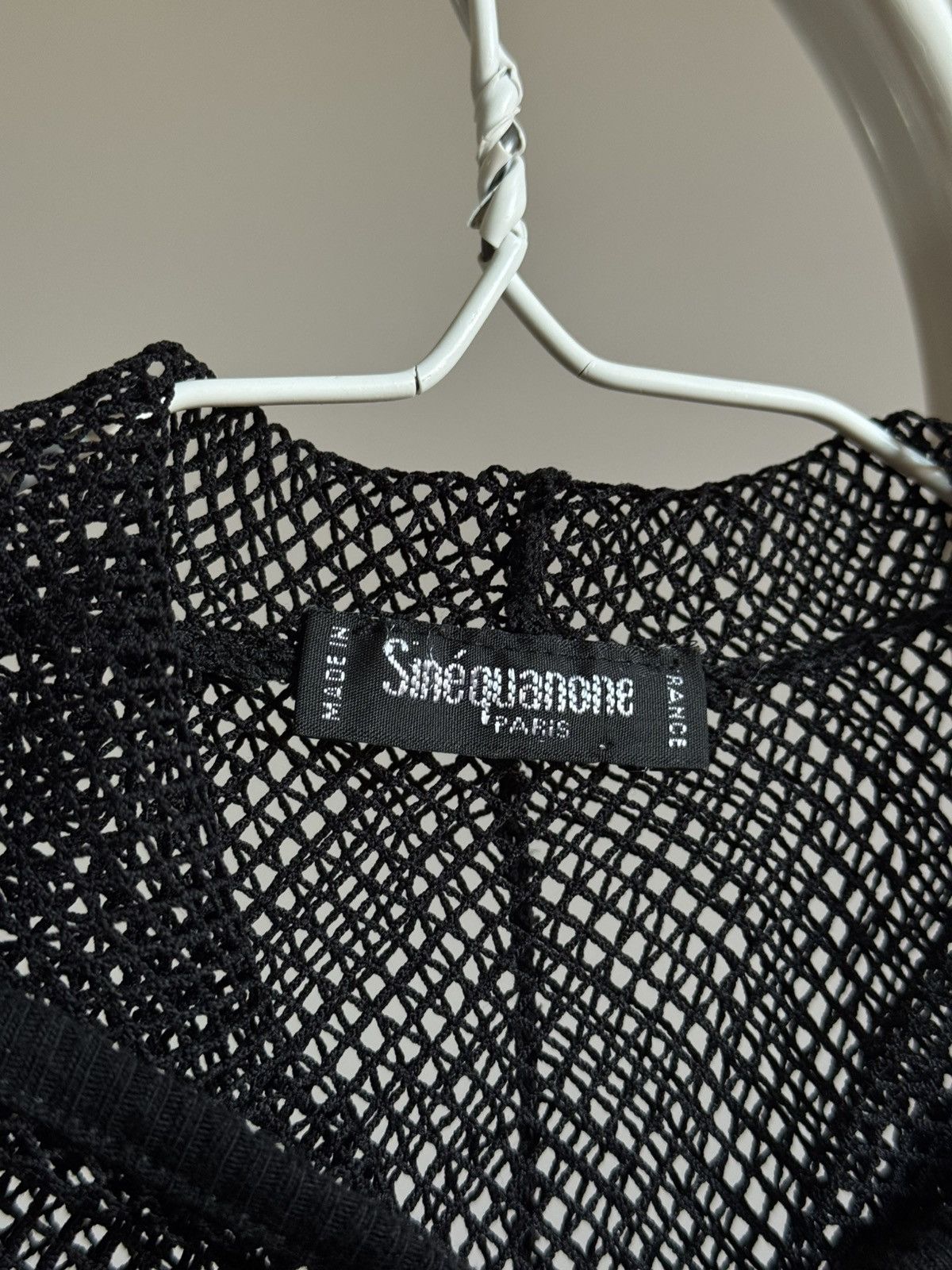 Other Sinequanone Paris Mesh Zip Hoodie Y2K balenciaga style Size S / US 4 / IT 40 - 3 Thumbnail