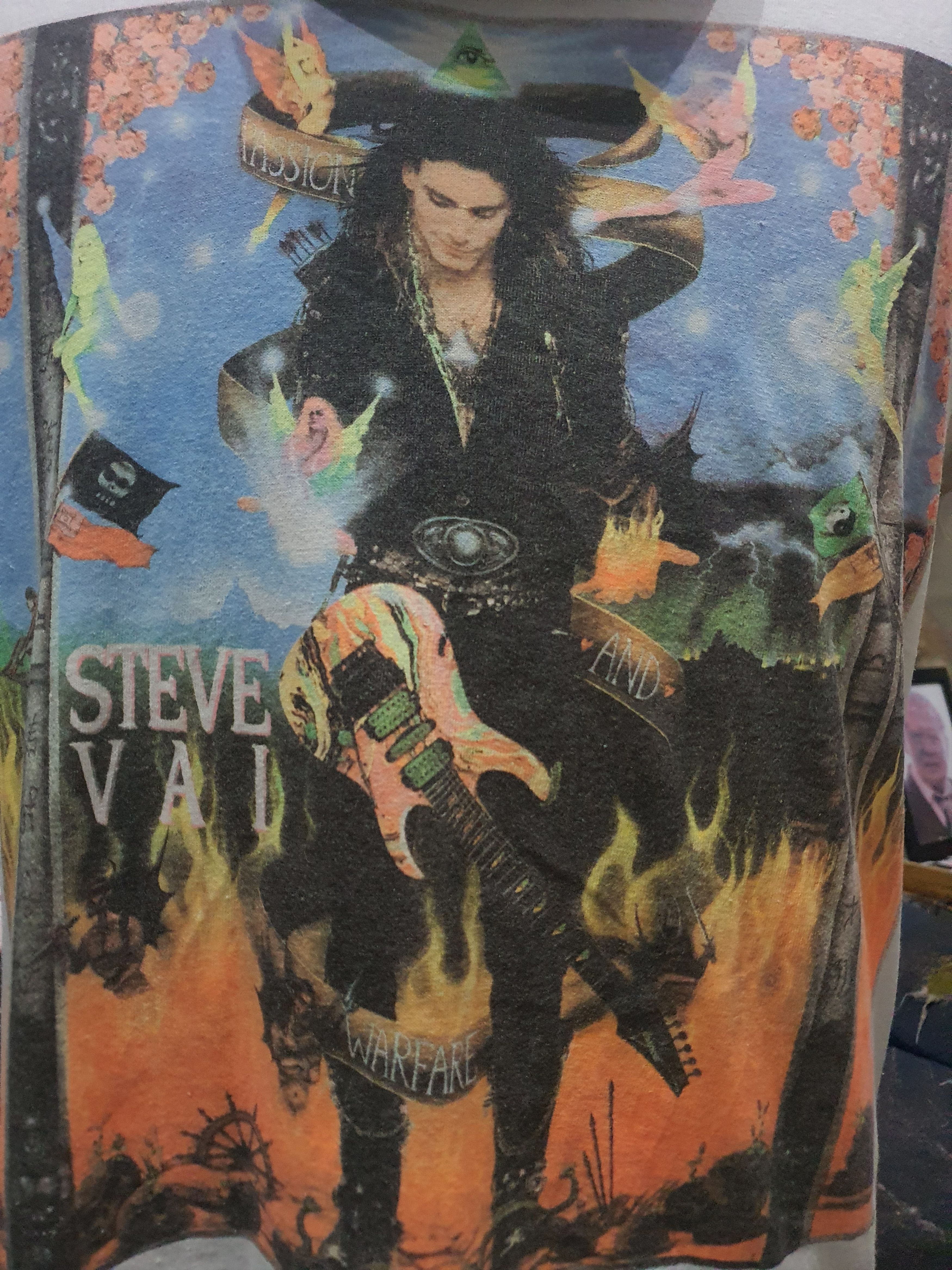 Band Tees 🌹 Steve Vai 🌹 Size US L / EU 52-54 / 3 - 4 Thumbnail