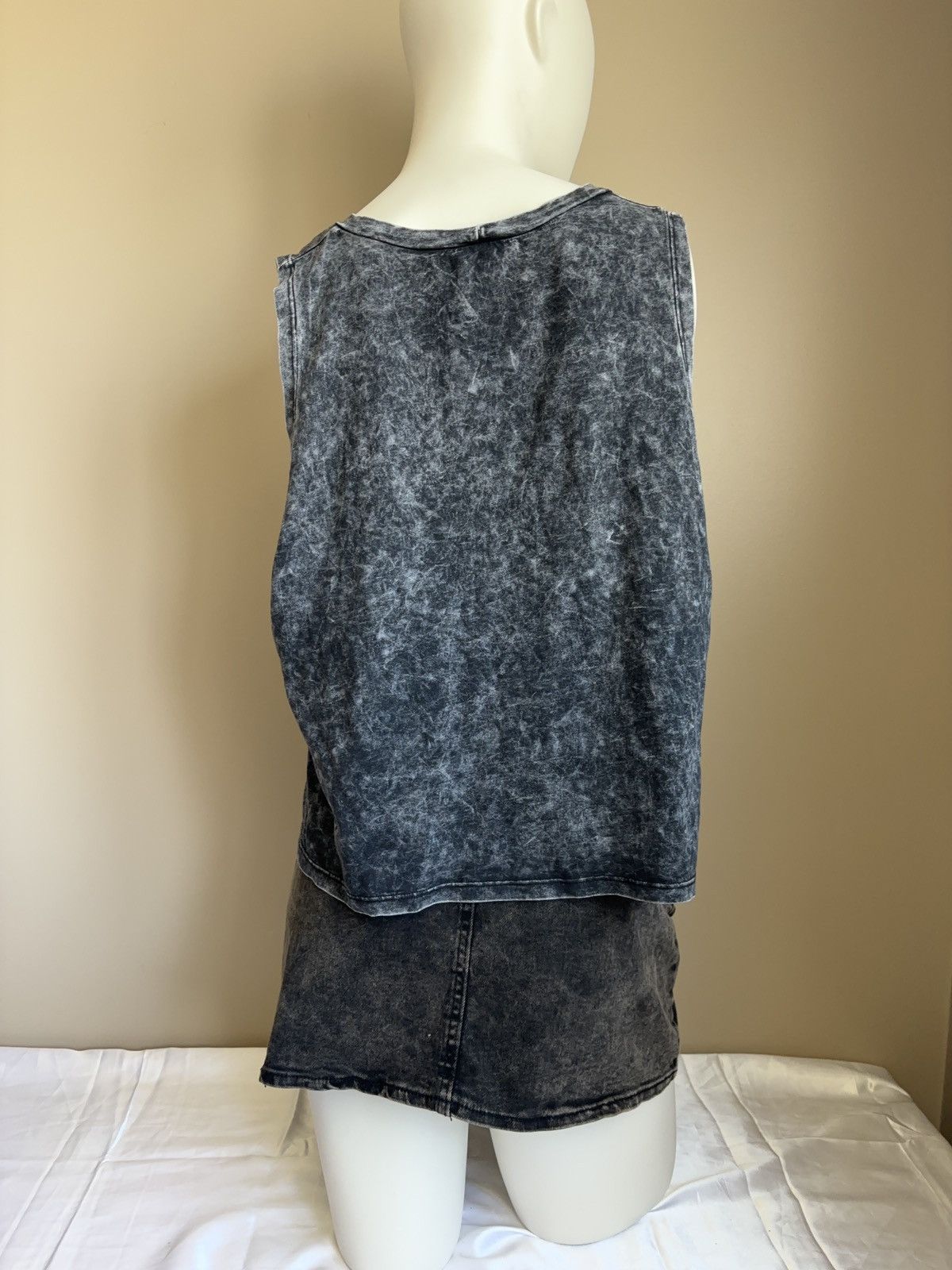 Vintage Printed washed vintage tank top Size ONE SIZE - 3 Thumbnail