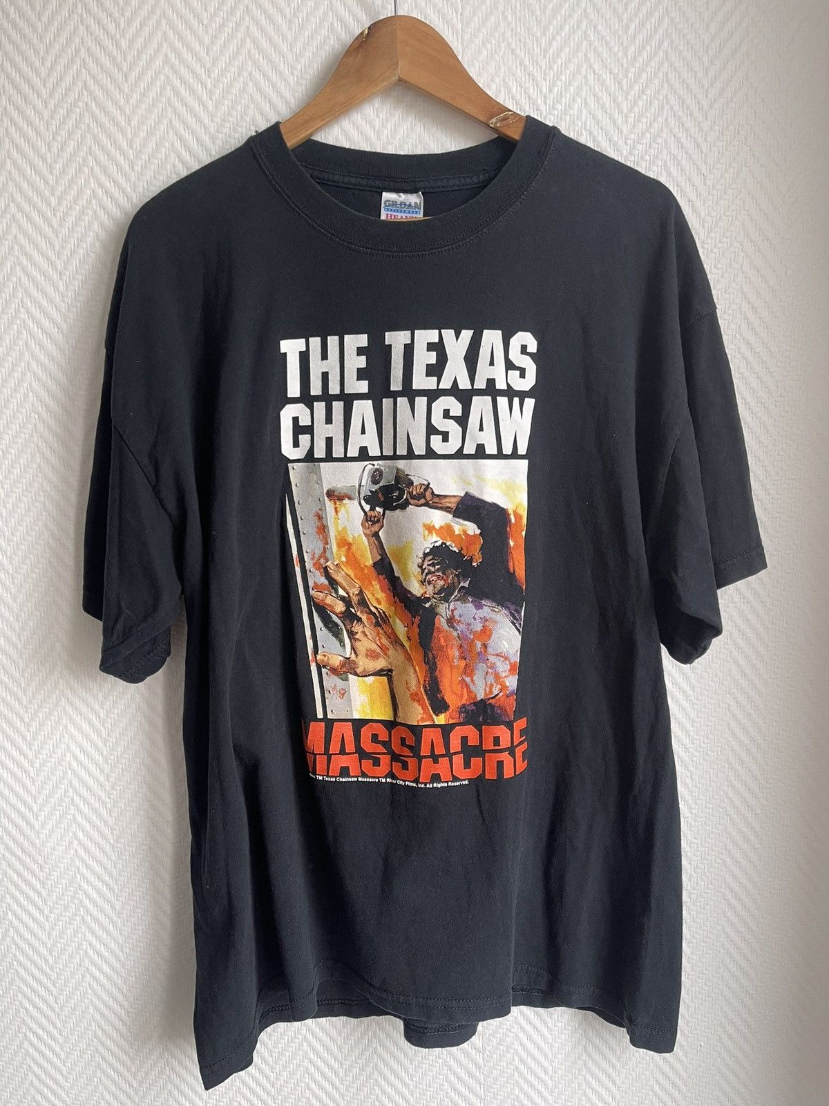 Vintage Vintage Texas chainsaw shirt Size US XL / EU 56 / 4 - 1 Thumbnail