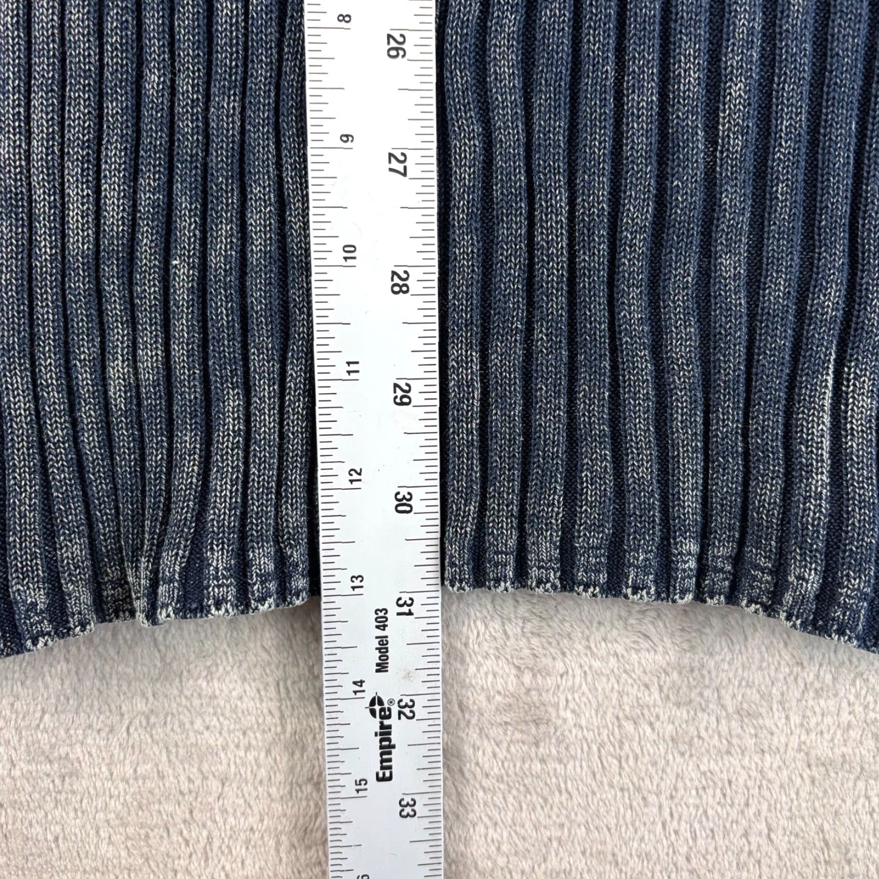 John Varvatos John Varvatos Bernard Ribbed Crew Sweater in Velvet Wash Men 2XL NWOT Size US XXL / EU 58 / 5 - 7 Thumbnail