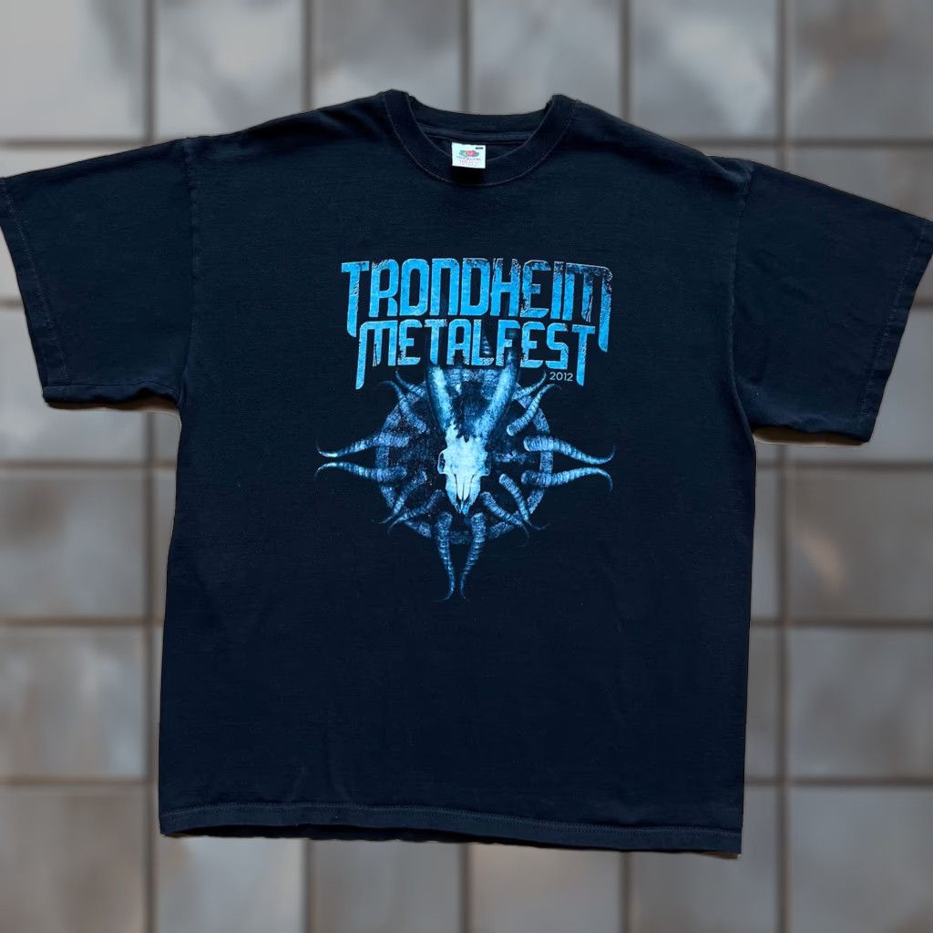 Vintage Trondheim Metal Fest Shirt XL Black Blue Punk Rock Music Grunge Radiohead Korn Shirt Mens XL Black Blue Punk Rock Band Music 2010s Size US XL / EU 56 / 4 - 1 Thumbnail
