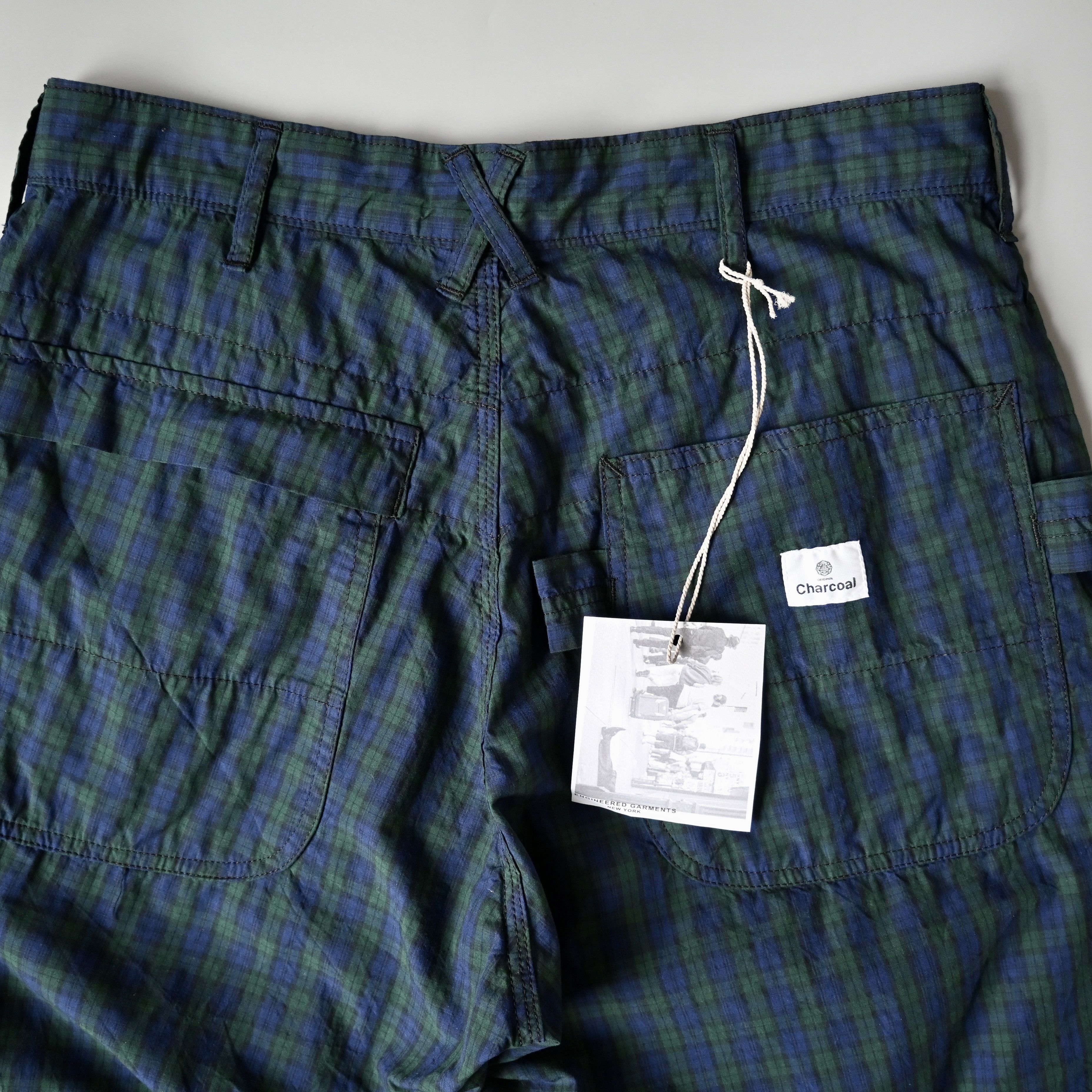 Engineered Garments UNUSED, Engineered Garments painter shorts, black watch, XS Size US 30 / EU 46 - 3 Thumbnail