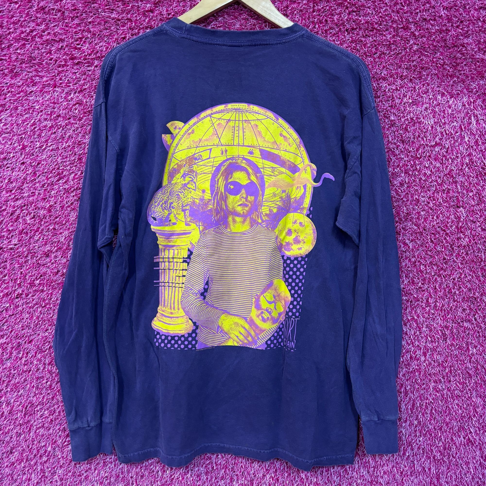 Band Tees Kurt Kobain Nirvana Long Sleeve Oversized Grunge Tshirt size Size US M / EU 48-50 / 2 - 1 Thumbnail