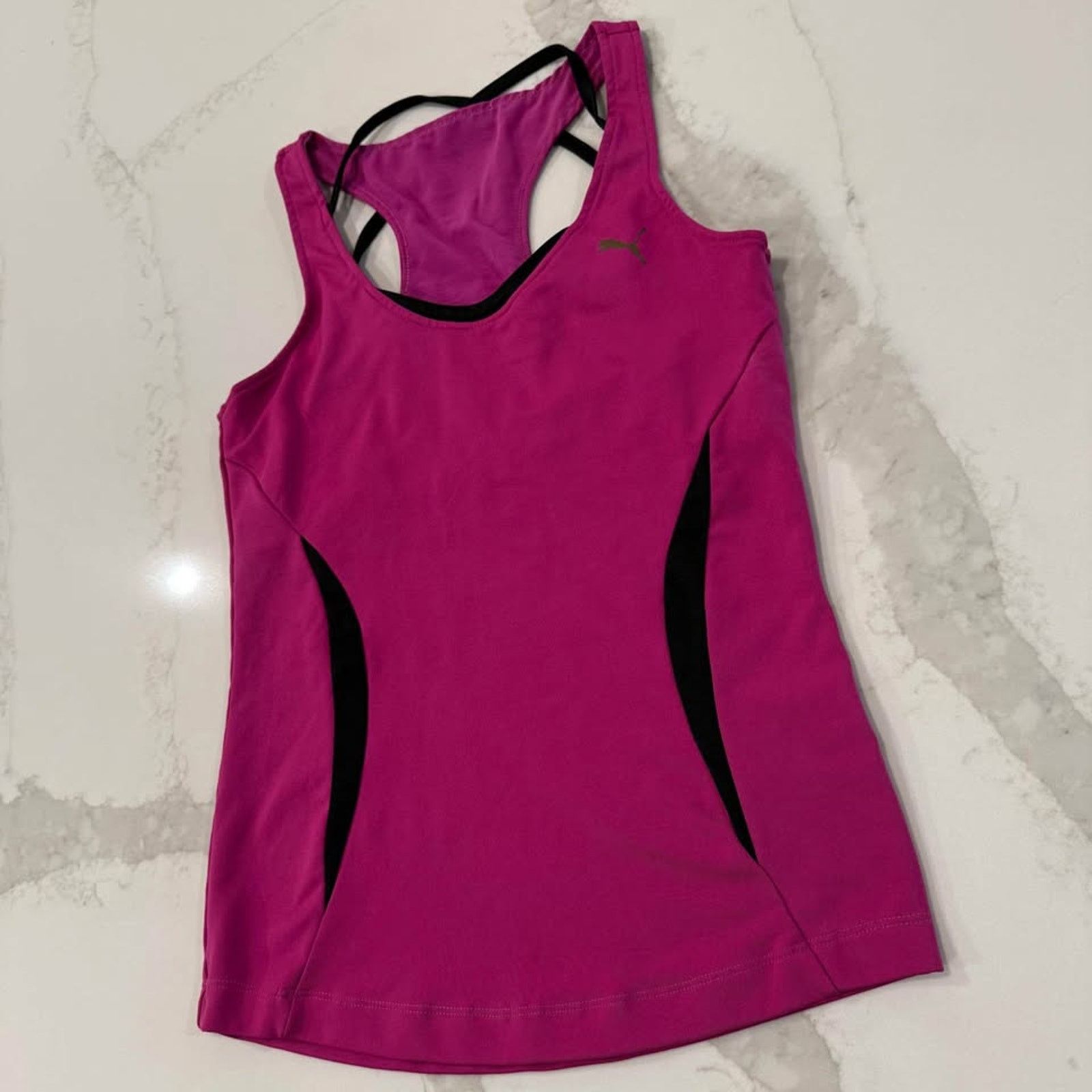 Puma Puma Strappy Racerback Performance Tank Top Women's XS Pink Size XS / US 0-2 / IT 36-38 - 2 Thumbnail