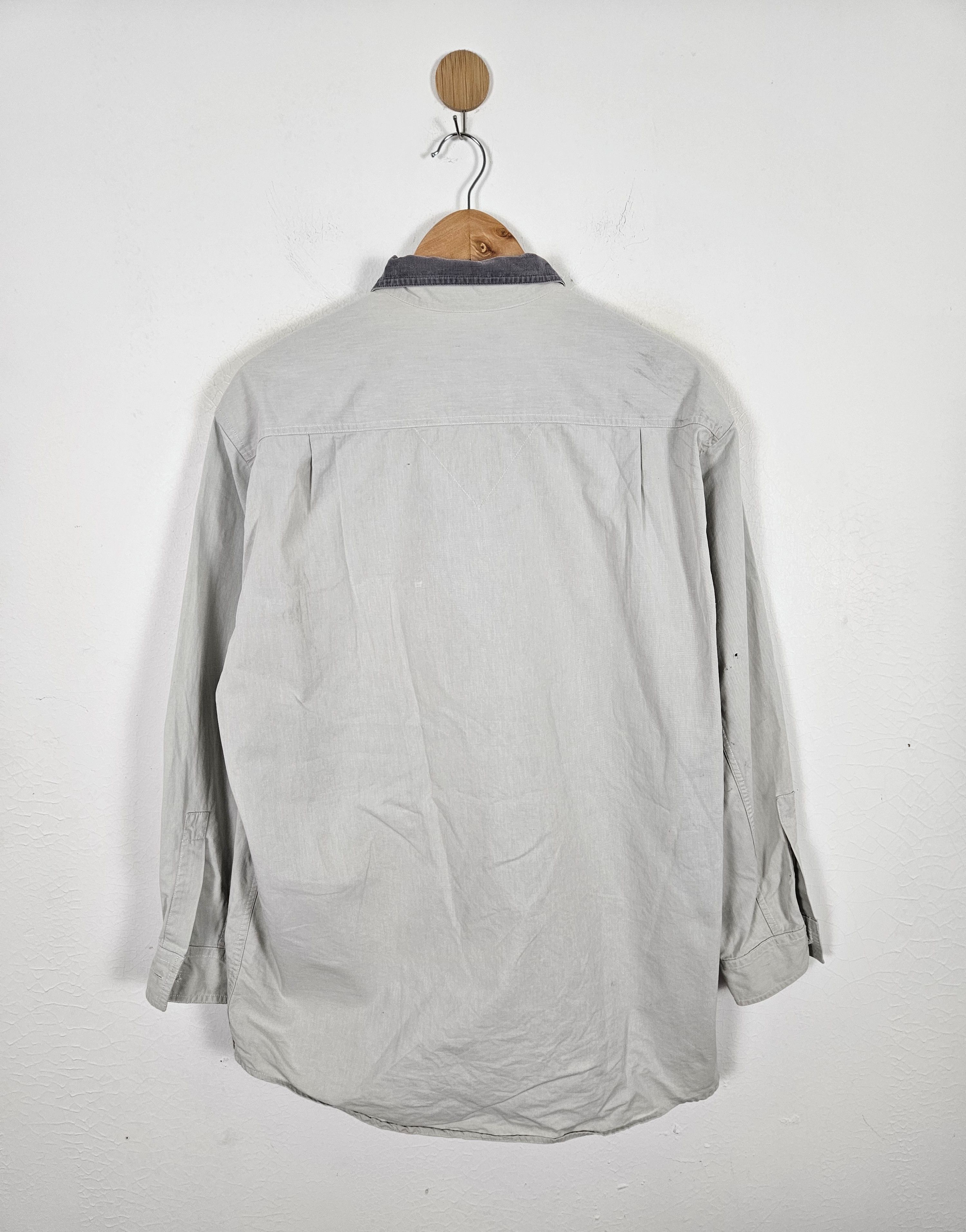 Nigel Cabourn Nigel Cabourn button designer thrashed shirt Size US XL / EU 56 / 4 - 3 Thumbnail