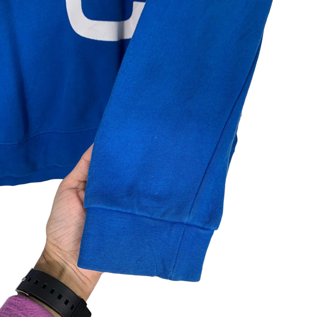WeSC WESC Big Logo Blue Crewneck Sweatshirts #0738-C34 Size US S / EU 44-46 / 1 - 9 Thumbnail
