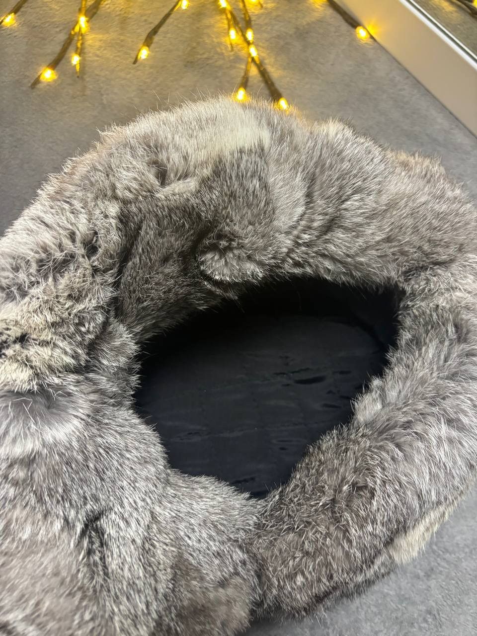 Japanese Brand × Vintage Japanese Vintage rabbit Fur Alt Brown Drain USSR Ushanka Hat Size ONE SIZE - 4 Thumbnail
