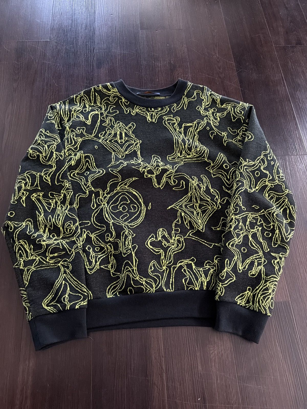 Louis Vuitton Louis Vuitton Wavy Intarsia Knit Crewneck Size US M / EU 48-50 / 2 - 1 Thumbnail
