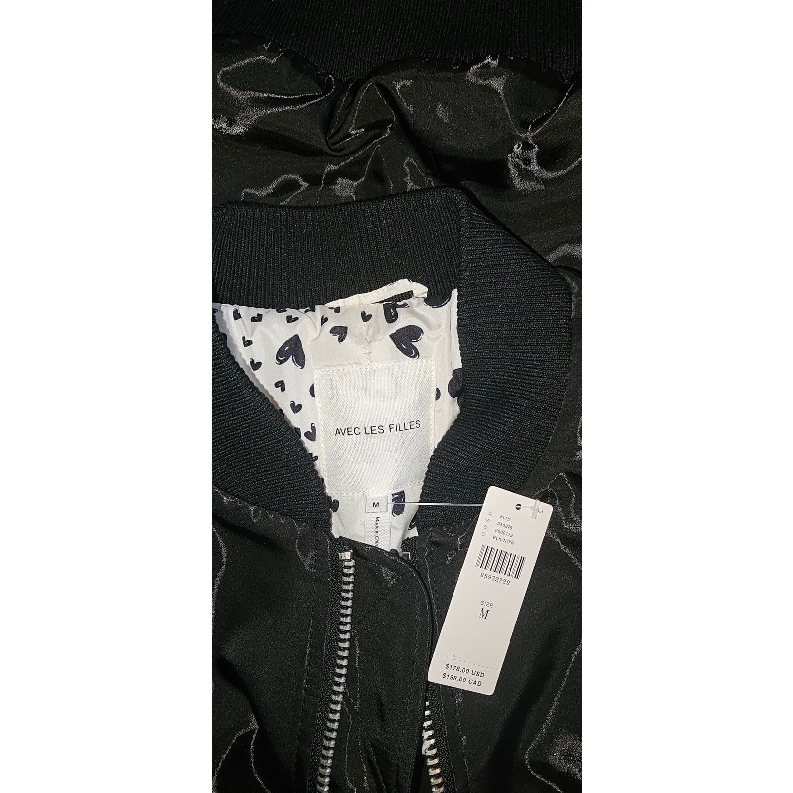Anthropologie New Avec Les Filles Oversized Bomber Jacket $178 Medium Size M / US 6-8 / IT 42-44 - 7 Thumbnail