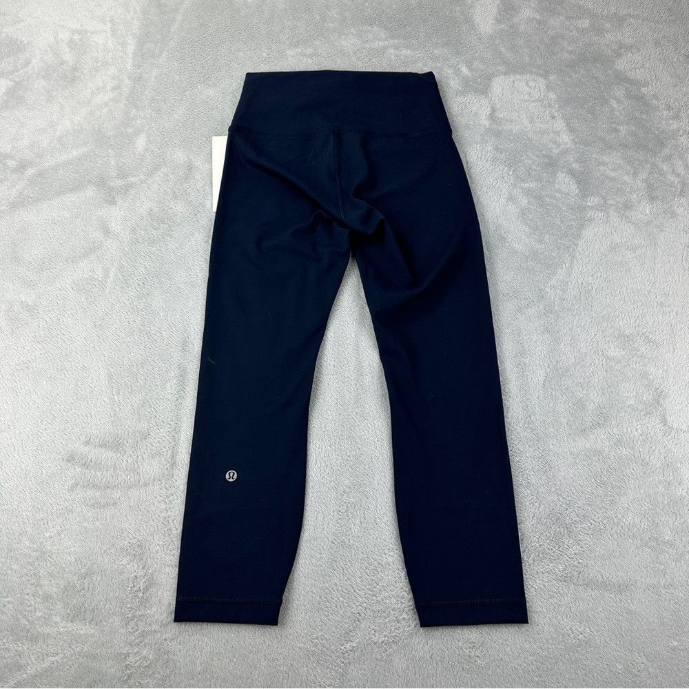 Lululemon Lululemon NWT Wunder Train High-Rise Crop 23" True Navy Wom Size 28" / US 6 / IT 42 - 6 Thumbnail
