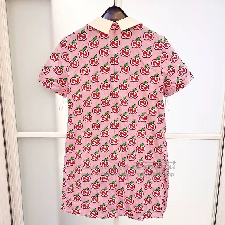 Gucci Gucci Valentine's Day limited pink full-print logo dress Size XS / US 0-2 / IT 36-38 - 5 Thumbnail