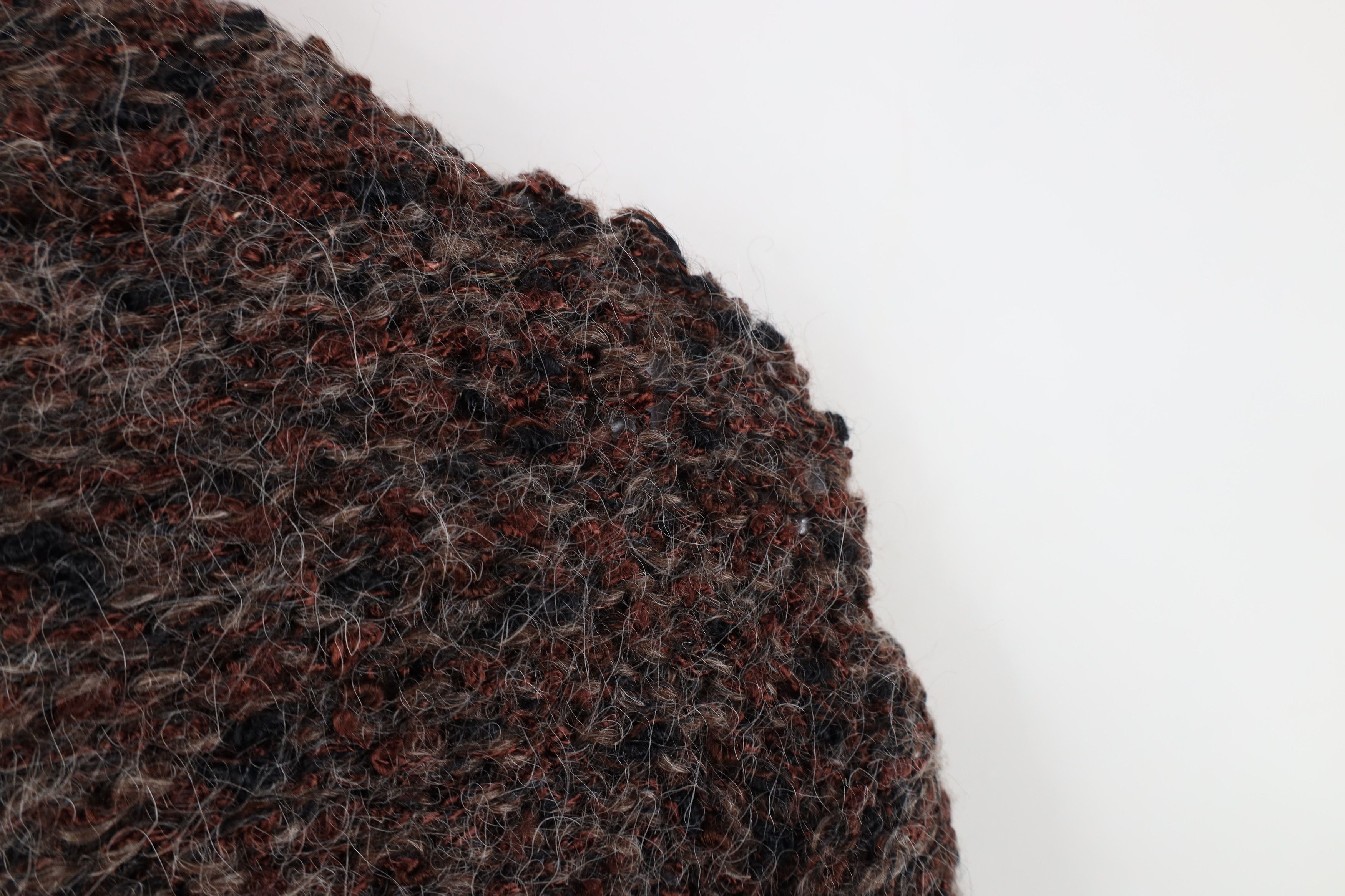 Vintage Vintage 60s Streetwear Mohair Wool Knit Collared Sweater Size S / US 4 / IT 40 - 8 Thumbnail