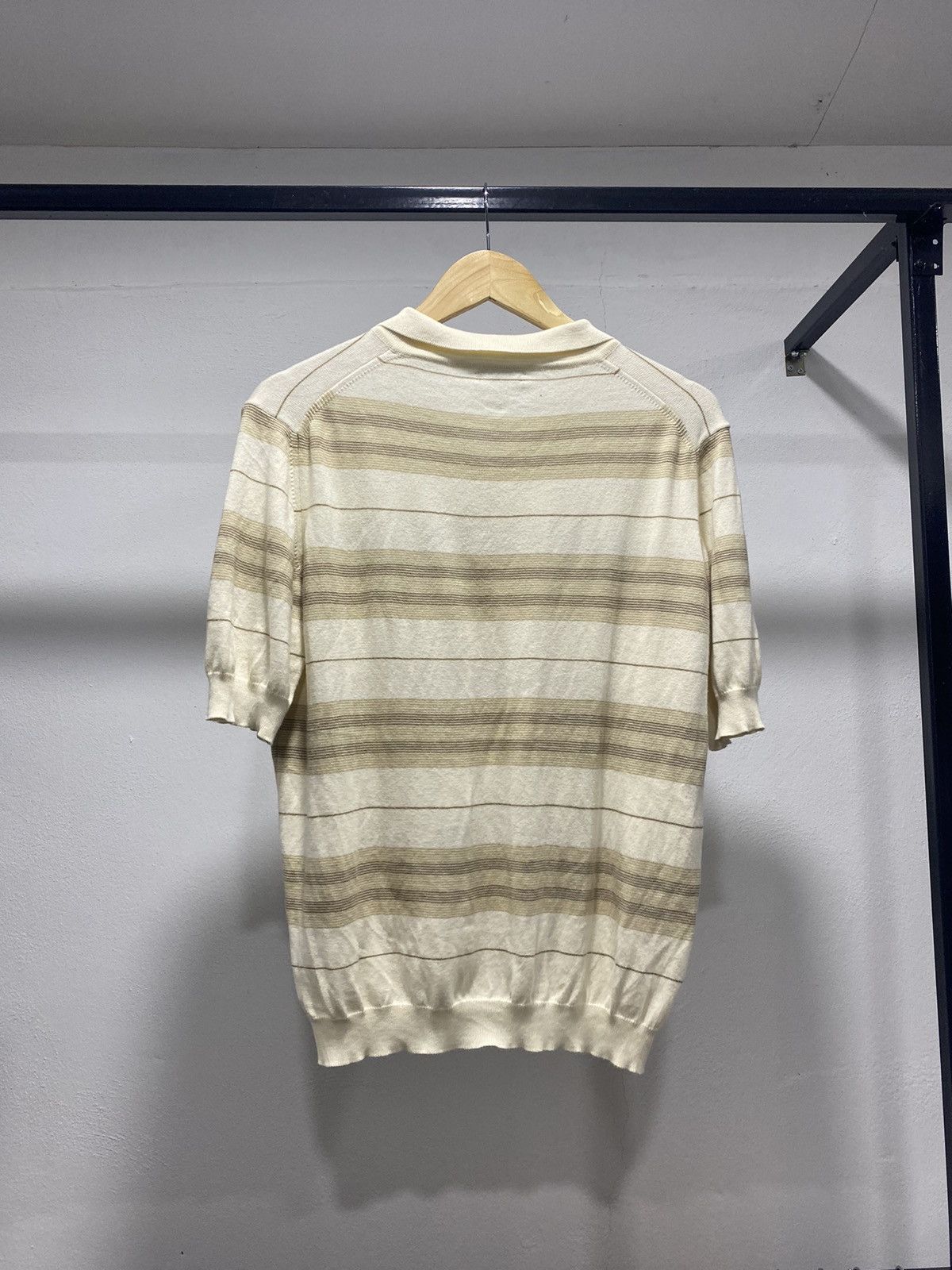 Burberry Burberry💥 Knit Polo Shirt Made in Italy 90s Novacheck Size US M / EU 48-50 / 2 - 12 Thumbnail