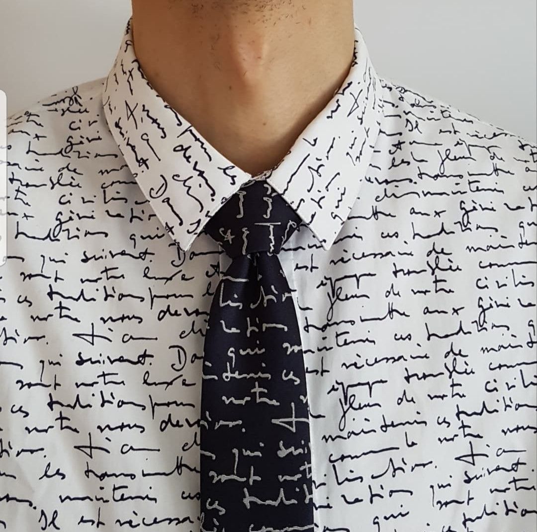 Dior Dior HOMME SS15 Script shirt Size US M / EU 48-50 / 2 - 1 Thumbnail