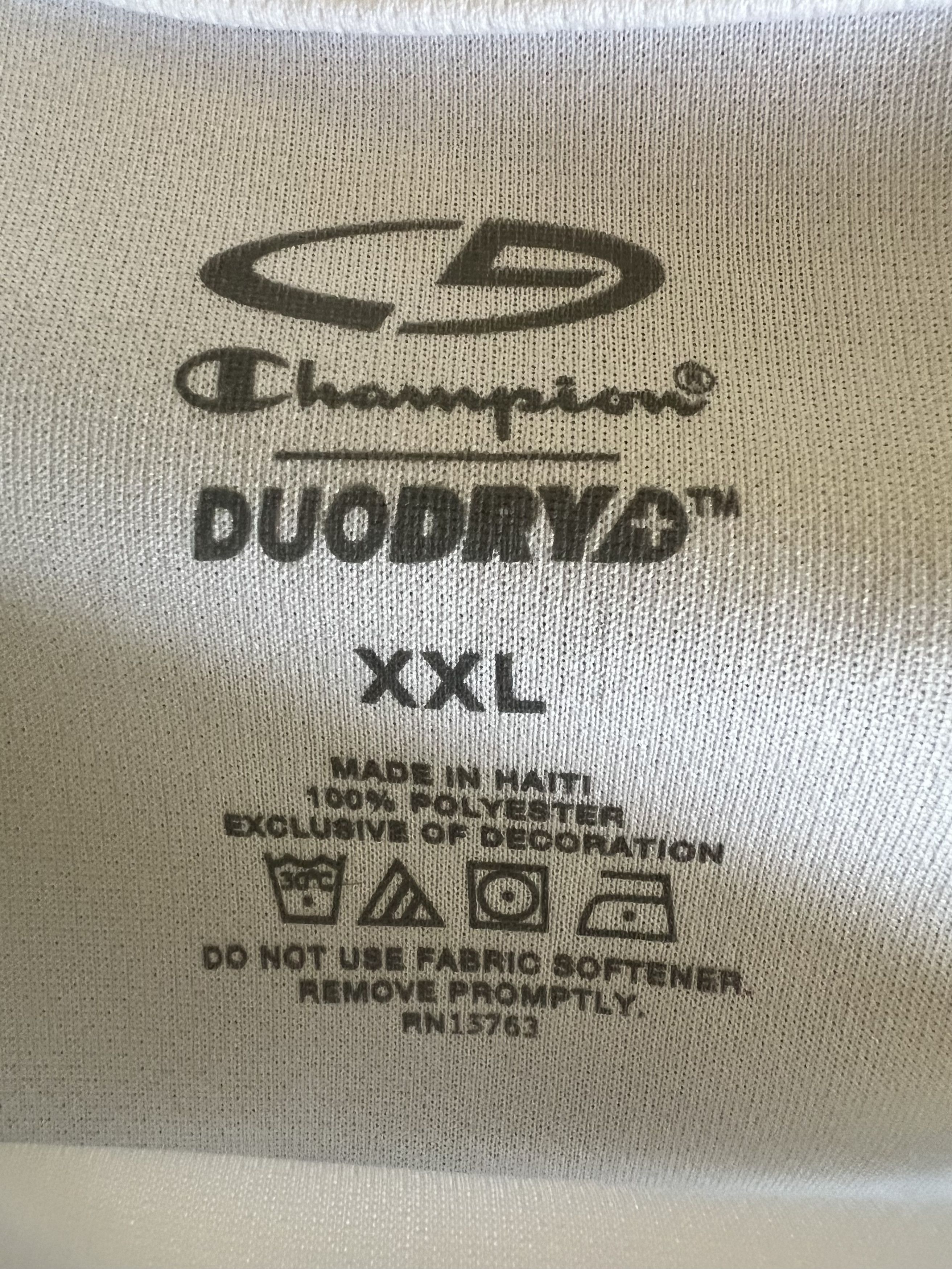 Champion New without Tag Men’s Champion White Short Sleeve Tee Size US XXL / EU 58 / 5 - 2 Thumbnail