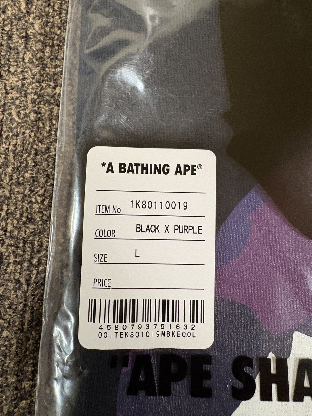 Bape bape color camo tee Size US L / EU 52-54 / 3 - 2 Thumbnail