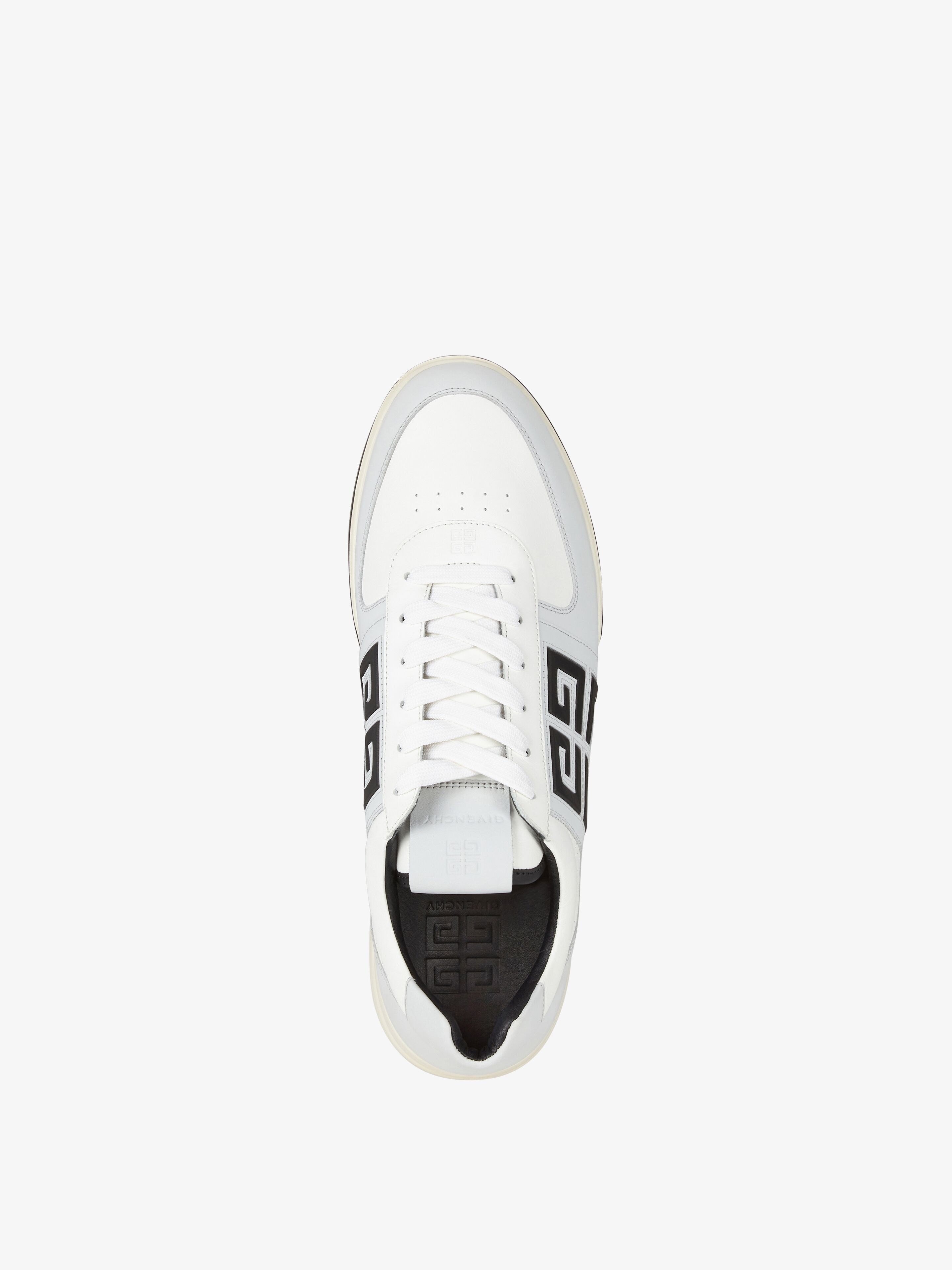 Givenchy o1lv12m1025 4G Low-Top Sneakers in White/Grey Size US 12 / EU 45 - 3 Thumbnail