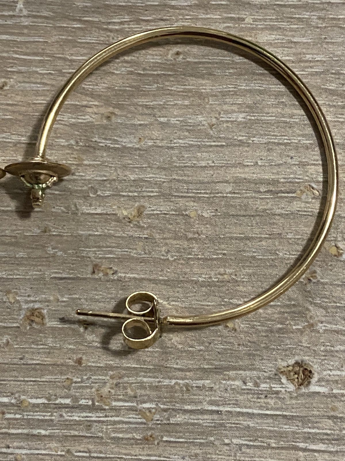 Vivienne Westwood Vivienne Westwood Logo Catch Earrings Gold 4.5cm Size ONE SIZE - 2 Thumbnail