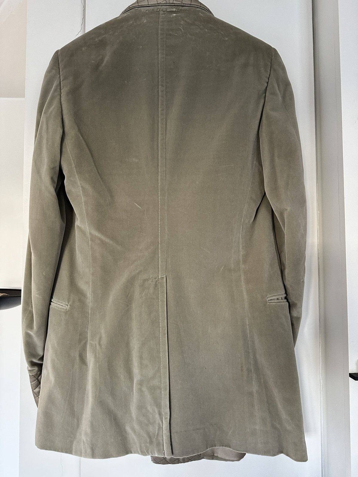 Gucci Gucci by Tom Ford sage velvet blazer Size 46R - 6 Thumbnail