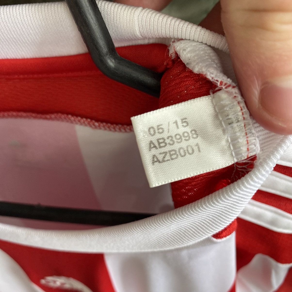 Adidas Mens Adidas Southampton 12 Shorty Player Home soccer jersey Size US S / EU 44-46 / 1 - 7 Thumbnail