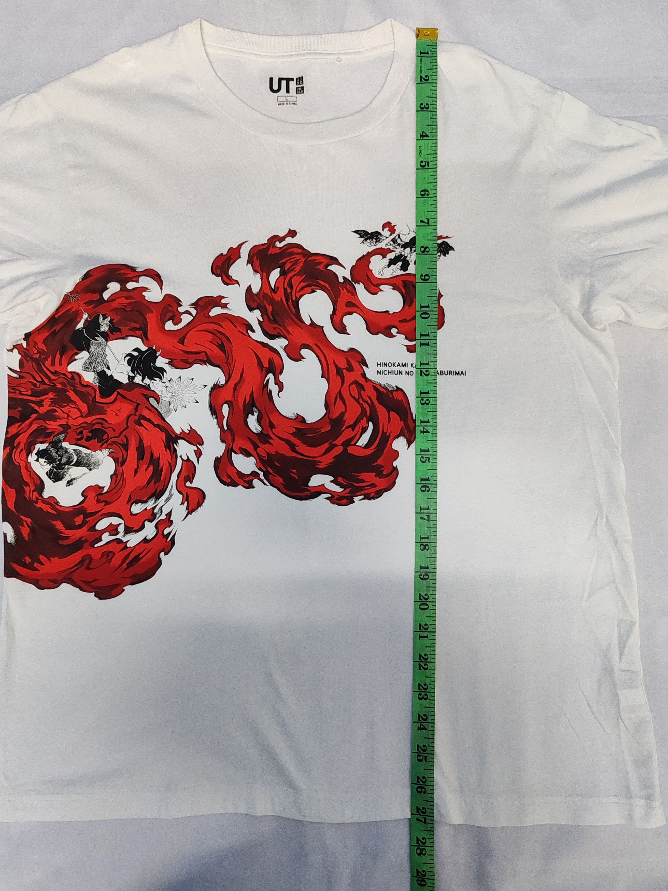 Anime Demon Slayer Japan Anime Tee Akira Evangelion Bleach Size US L / EU 52-54 / 3 - 5 Thumbnail