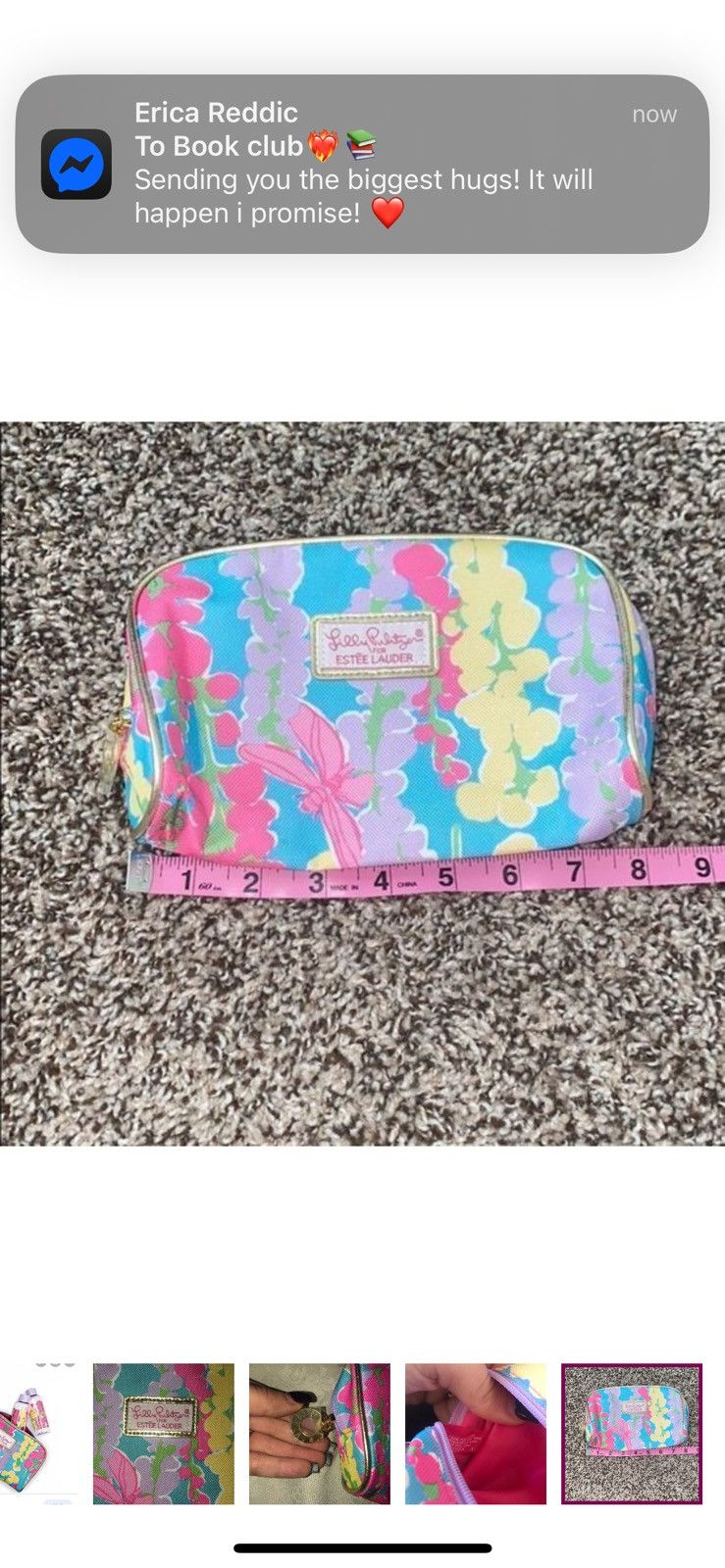 Lilly Pulitzer Lilly Pulitzer X Estée Lauder snapdragon cosmetic pouch Size ONE SIZE - 6 Thumbnail