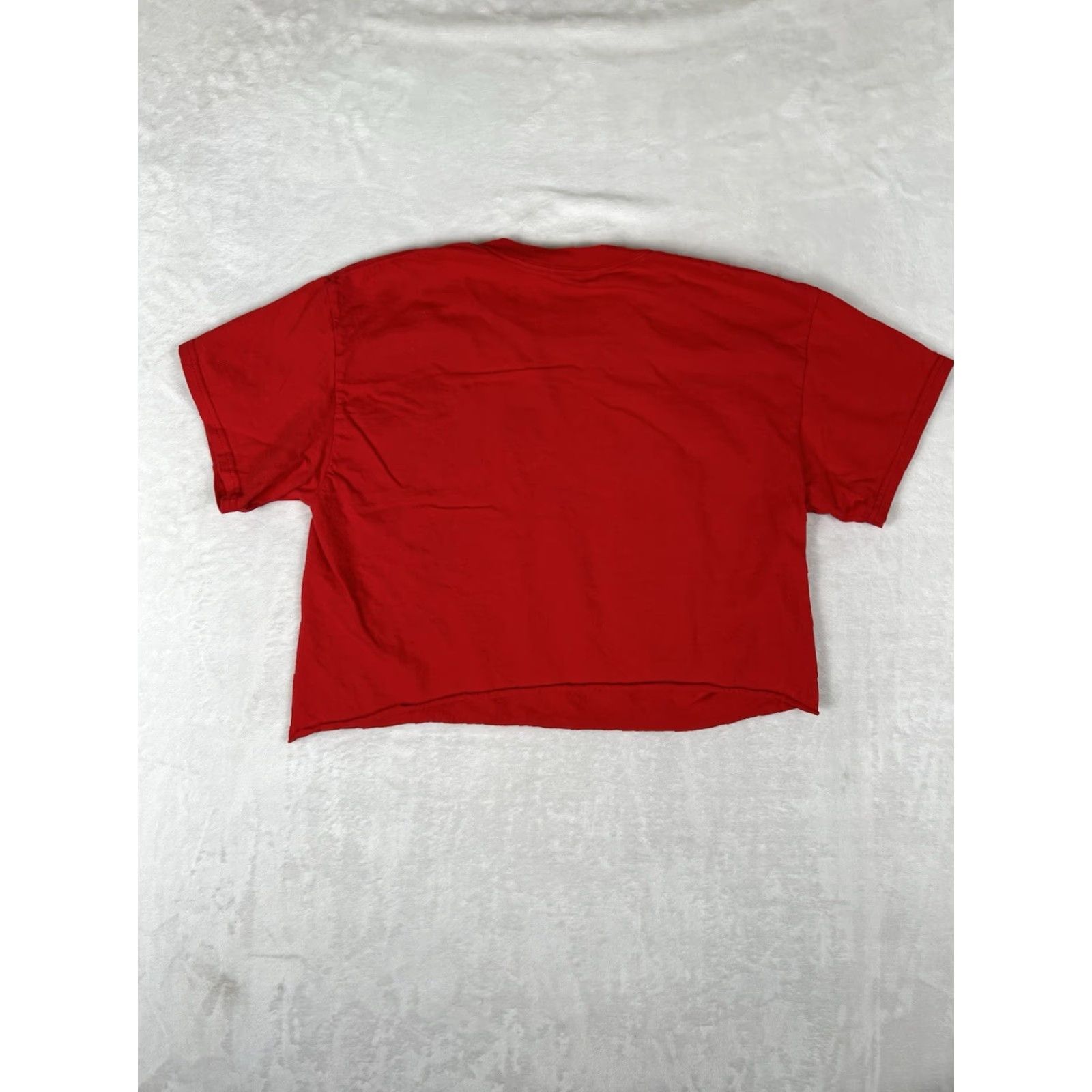 Vintage Betty Boop Crop Top T-Shirt Women's L Red Biker Retro Y2K 90s Cropped Shirt Size L / US 10 / IT 46 - 6 Thumbnail
