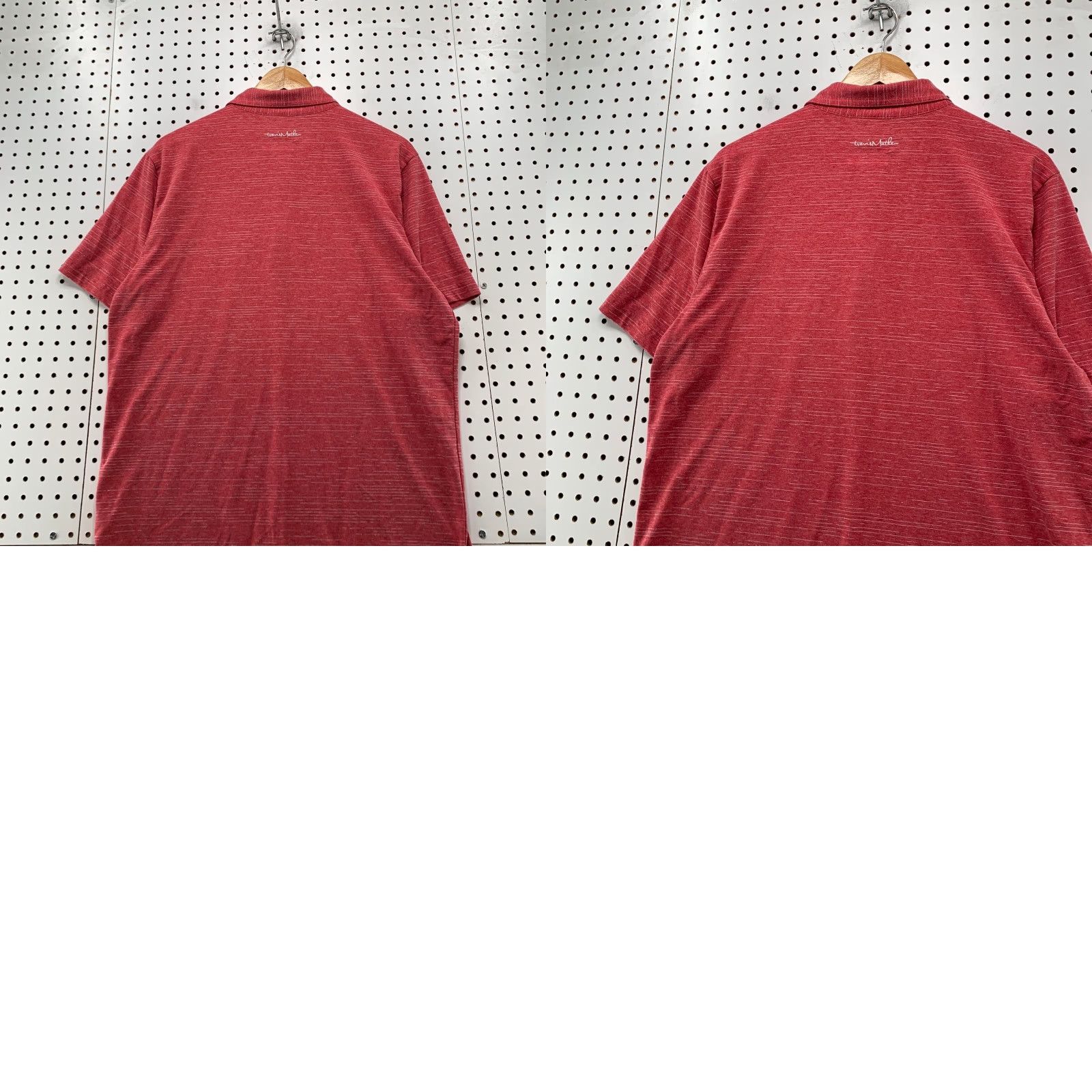 TravisMathew Travis Mathew Tour Polo Shirt Mens Large Red Embroidered Collar Short Sleeve Shirt Size US L / EU 52-54 / 3 - 9 Thumbnail